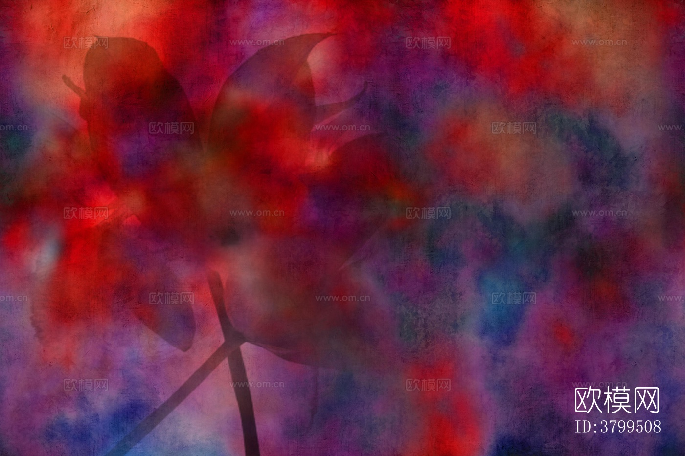 红色植物壁纸下载