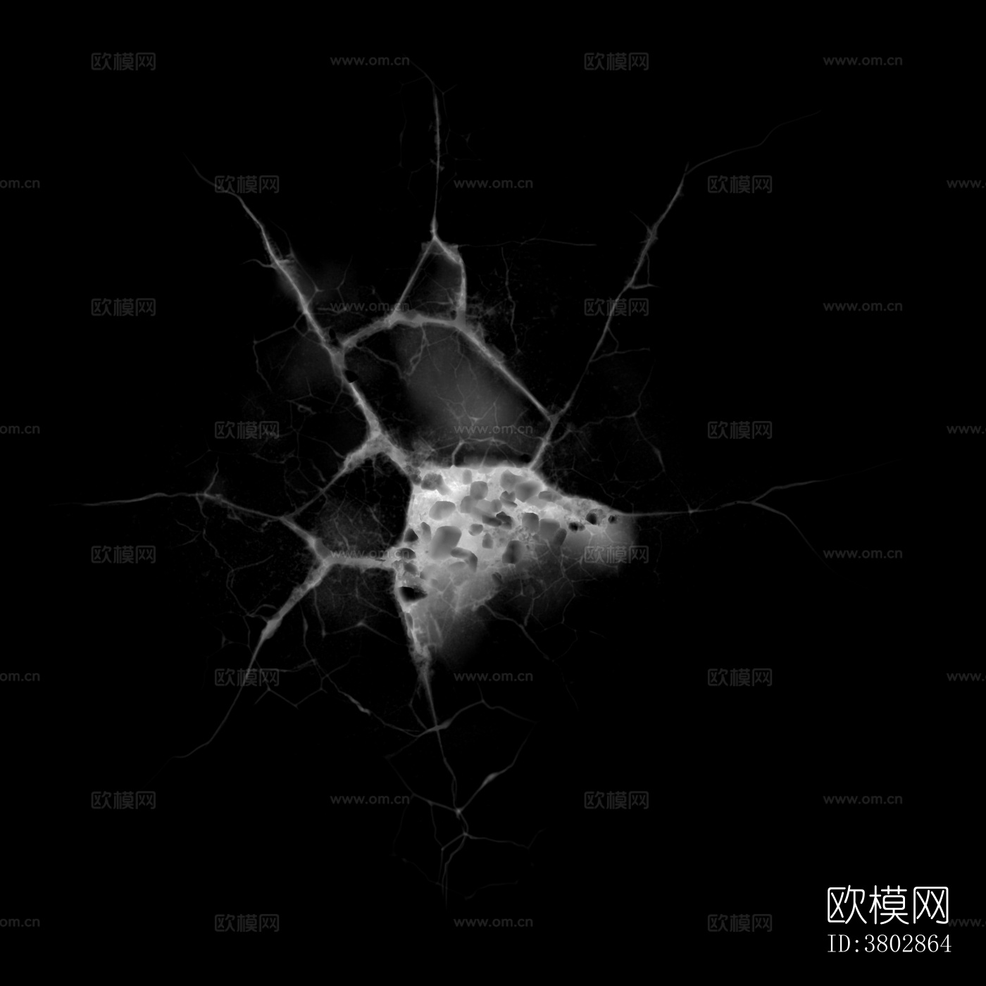 破碎裂纹黑白贴图 黑白凹凸贴图下载