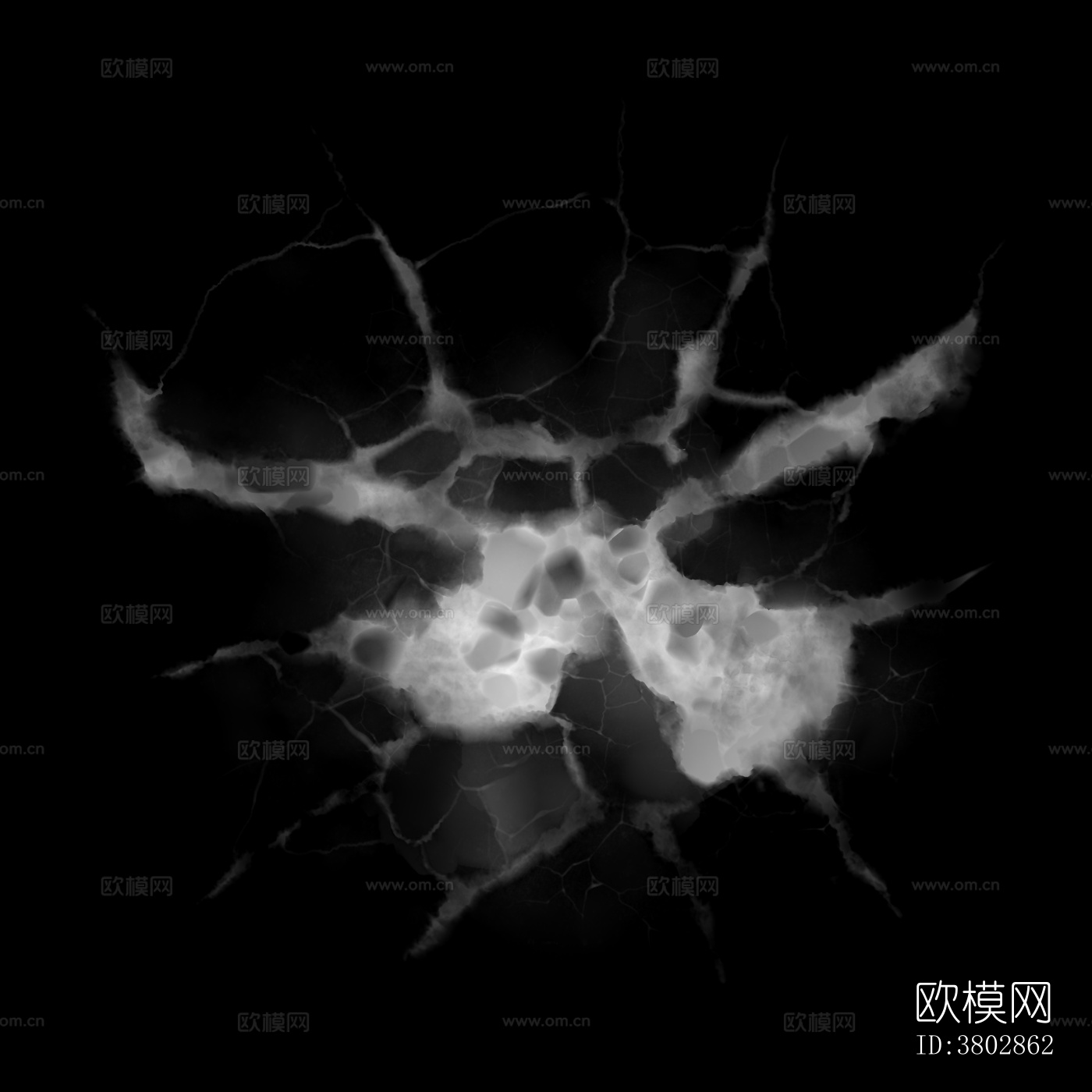破碎裂纹黑白贴图 黑白凹凸贴图下载