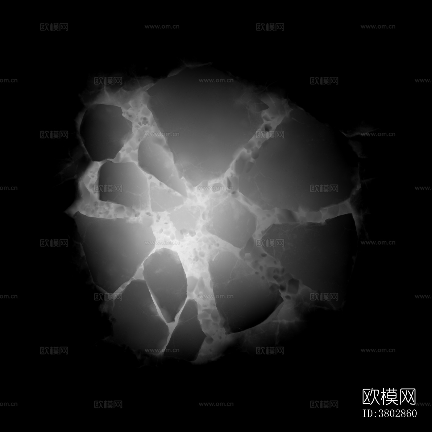 破碎裂纹黑白贴图 黑白凹凸贴图下载