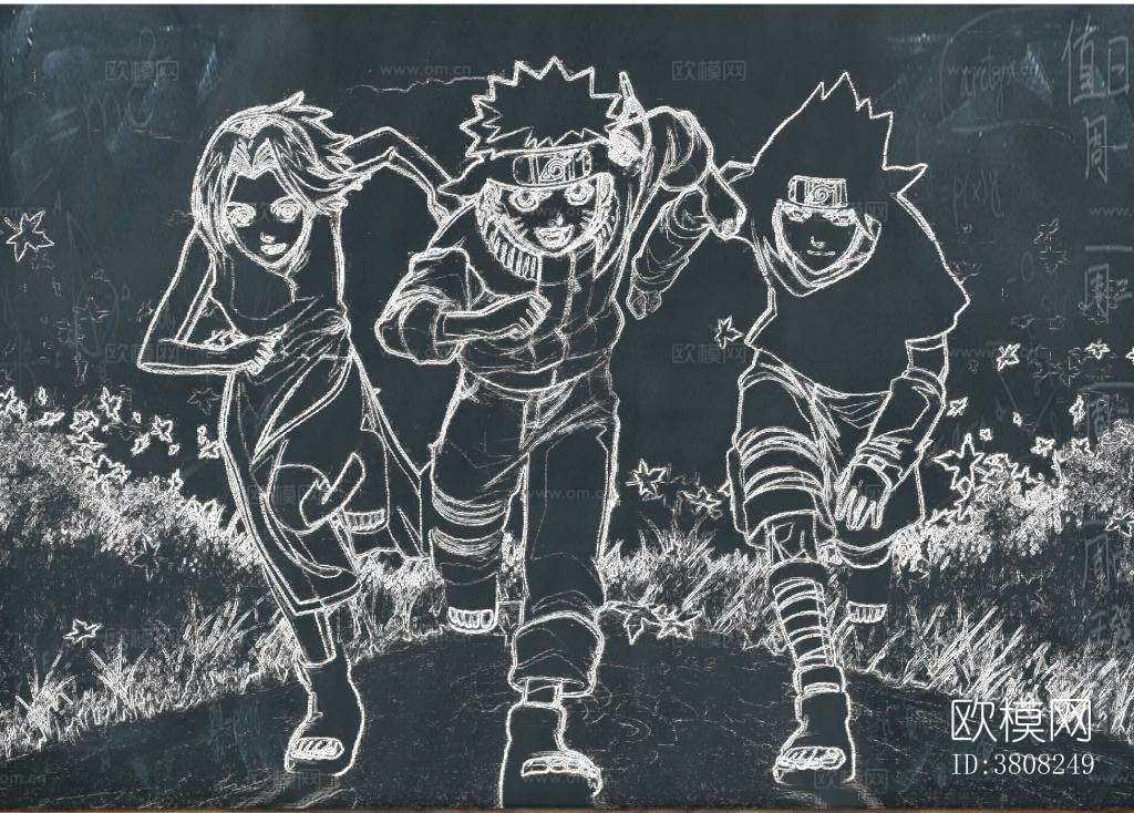 黑板报贴图 卡通画下载