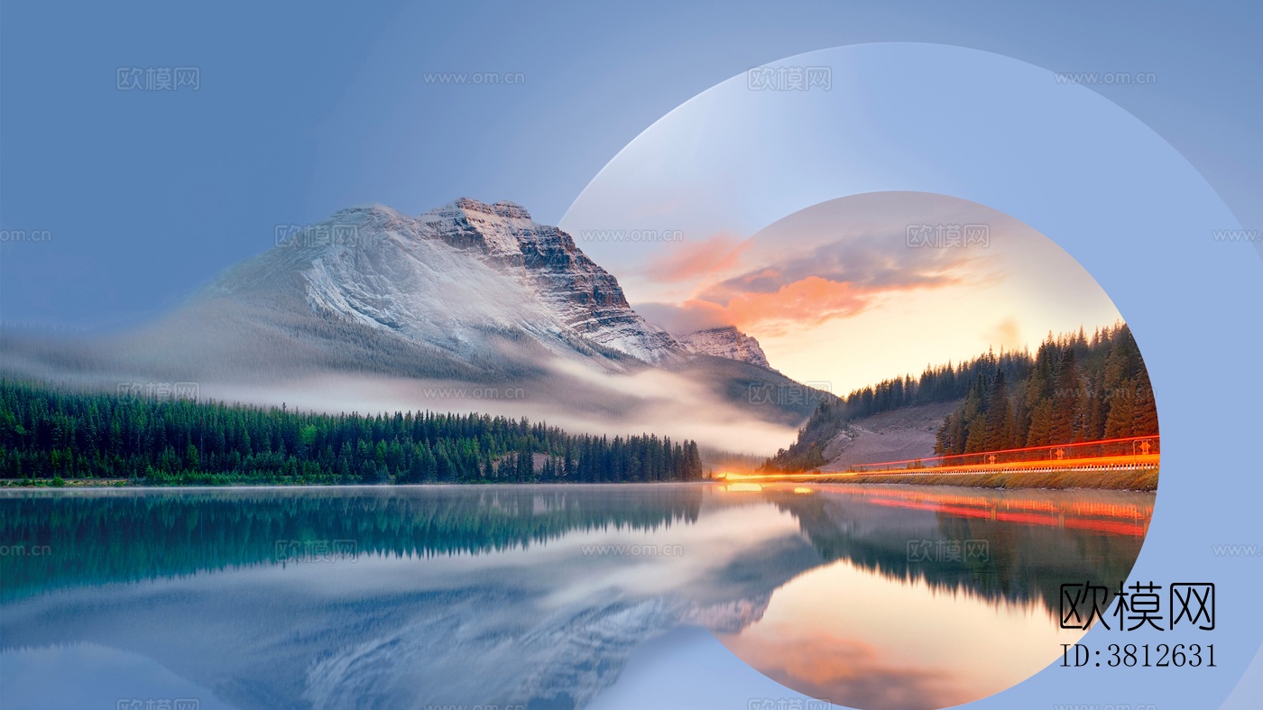 电脑风景屏幕电视风景屏幕