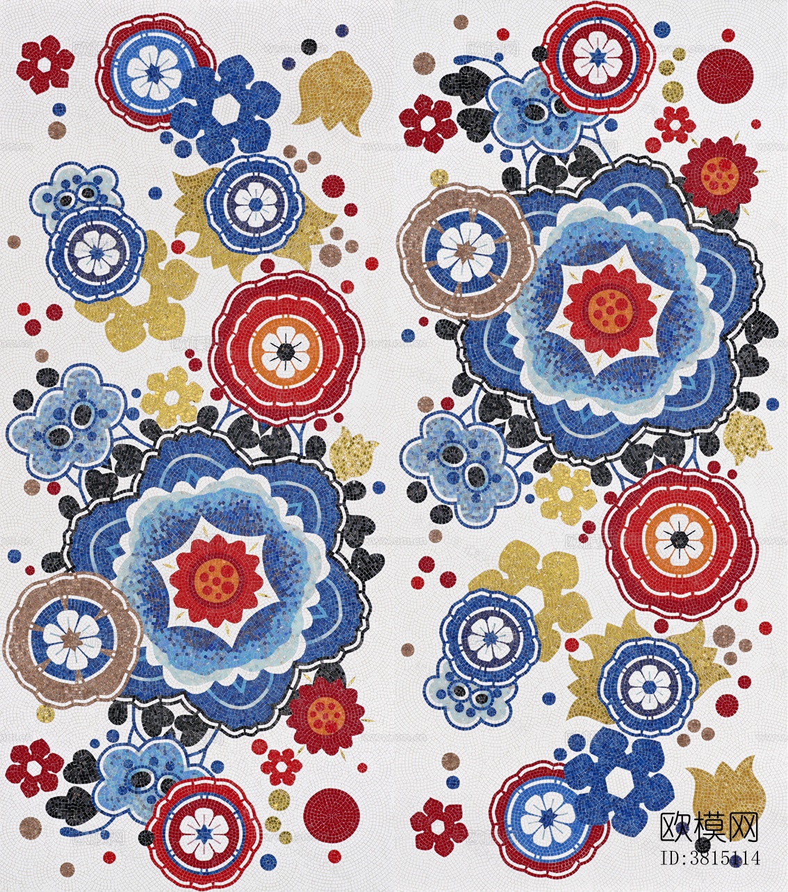 无缝艺术图案马赛克下载