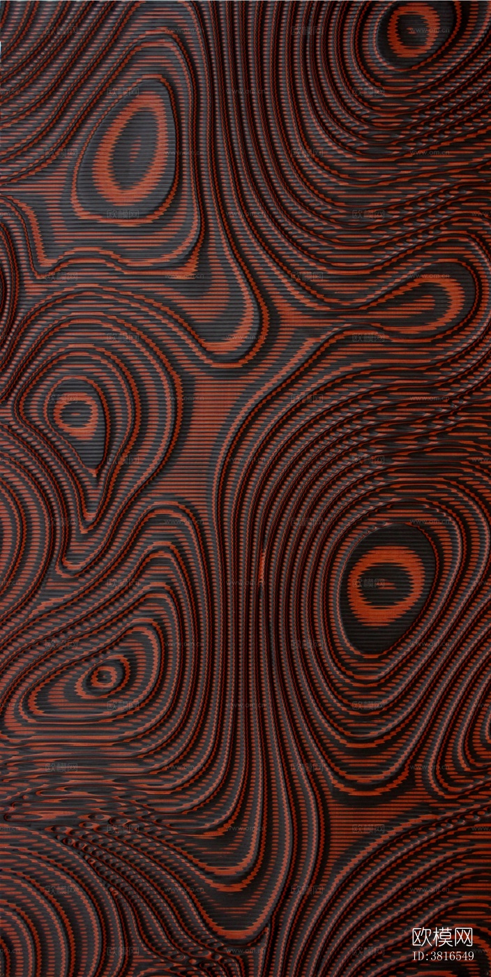 蛇纹立体木雕