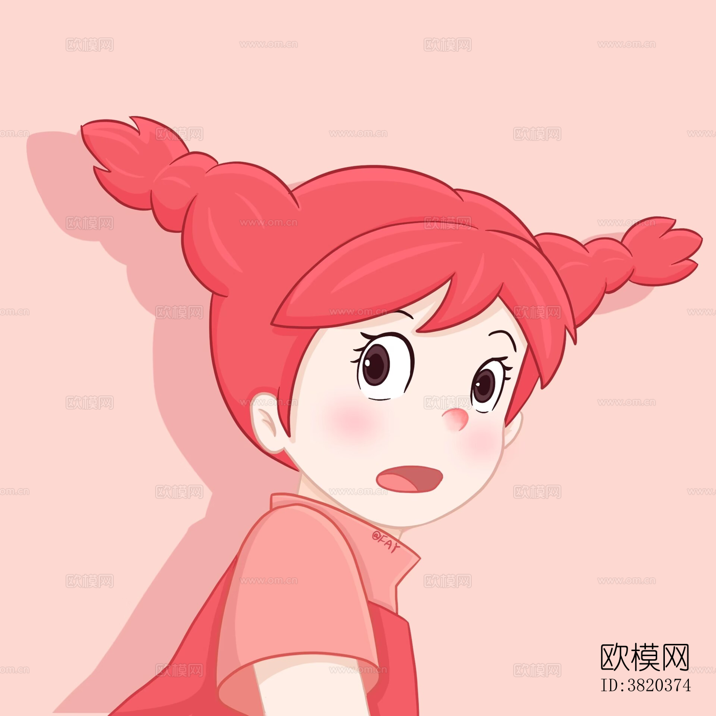 儿童房可爱卡通装饰画贴图下载