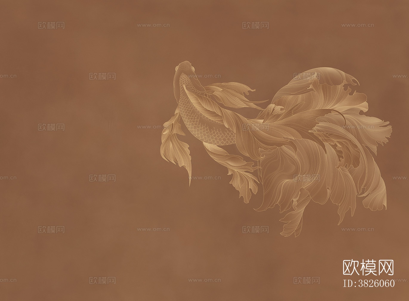 新中式壁纸 新中式装饰画  高清图下载