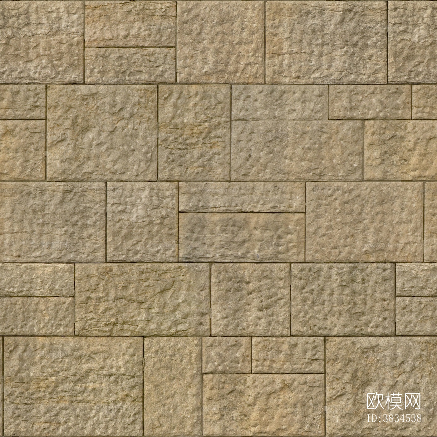 无缝外墙文化石墙面贴图下载