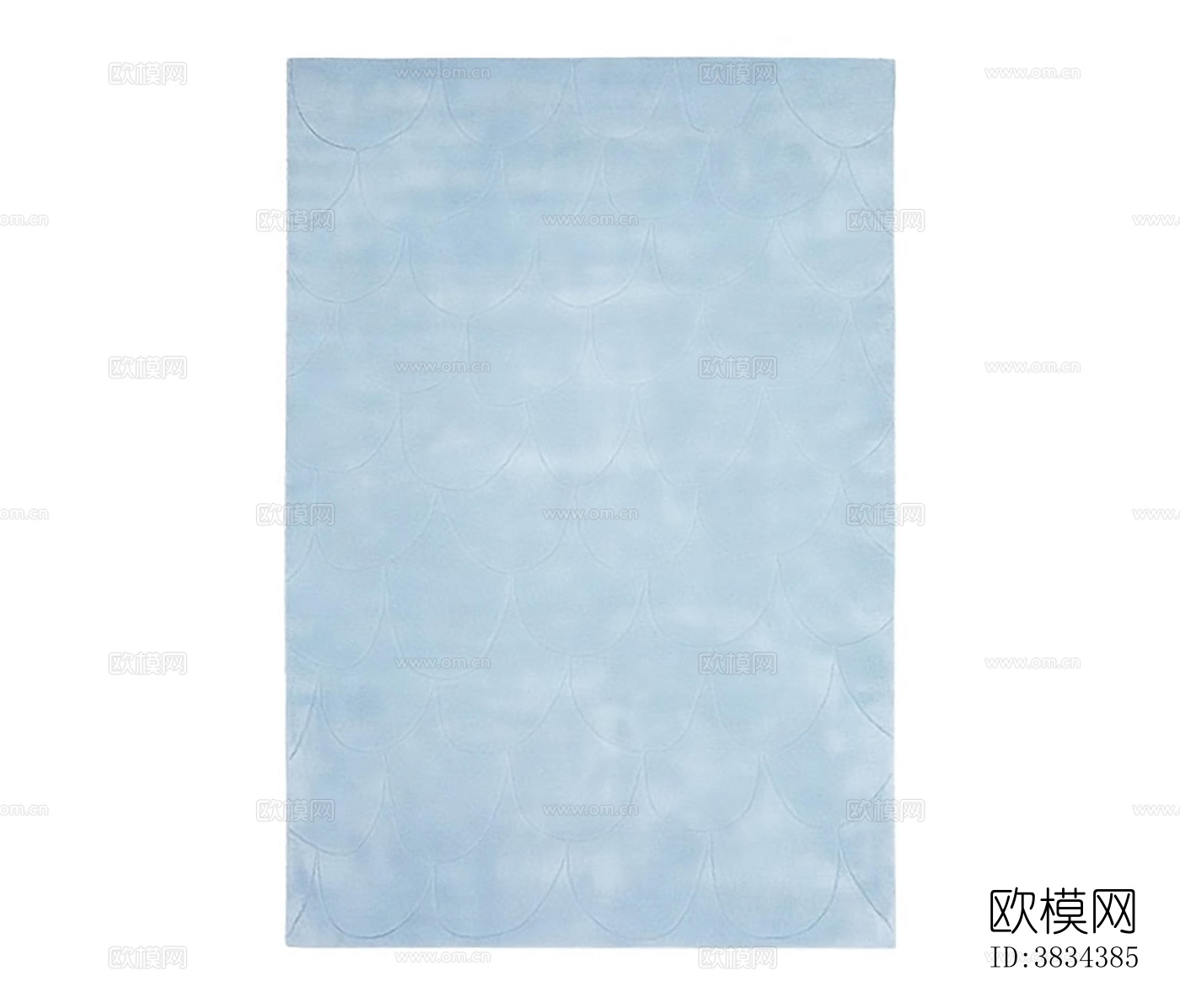 蓝色几何地毯下载