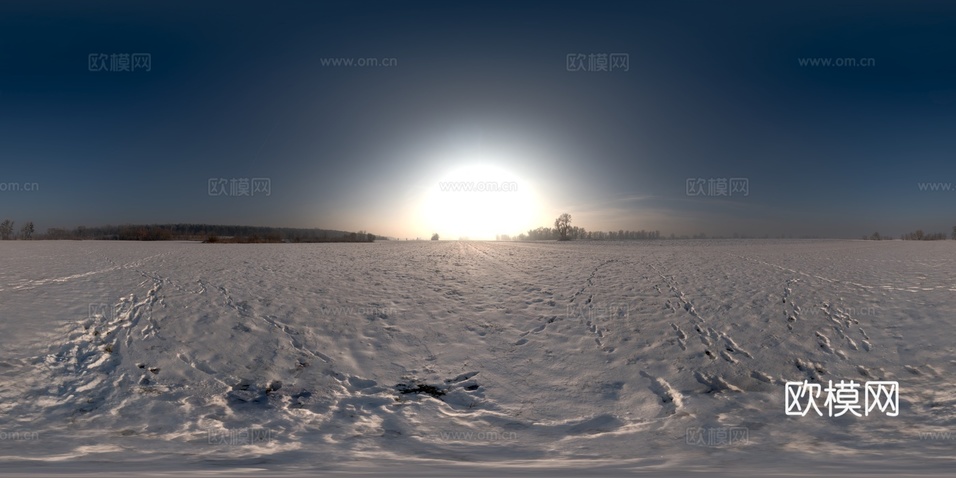 晴天傍晚蓝天环境#HRDI下载