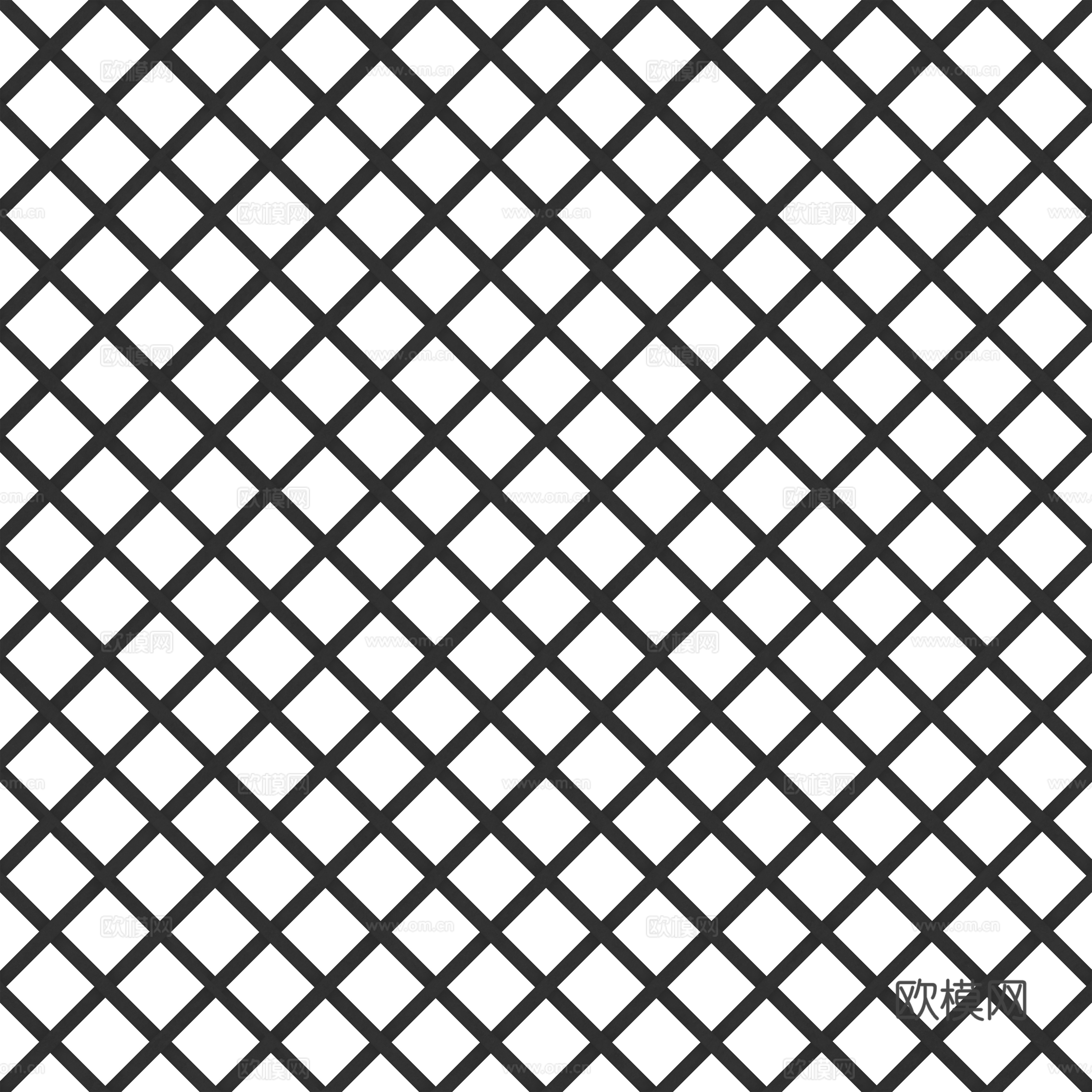 黑色金属镂空网格栅