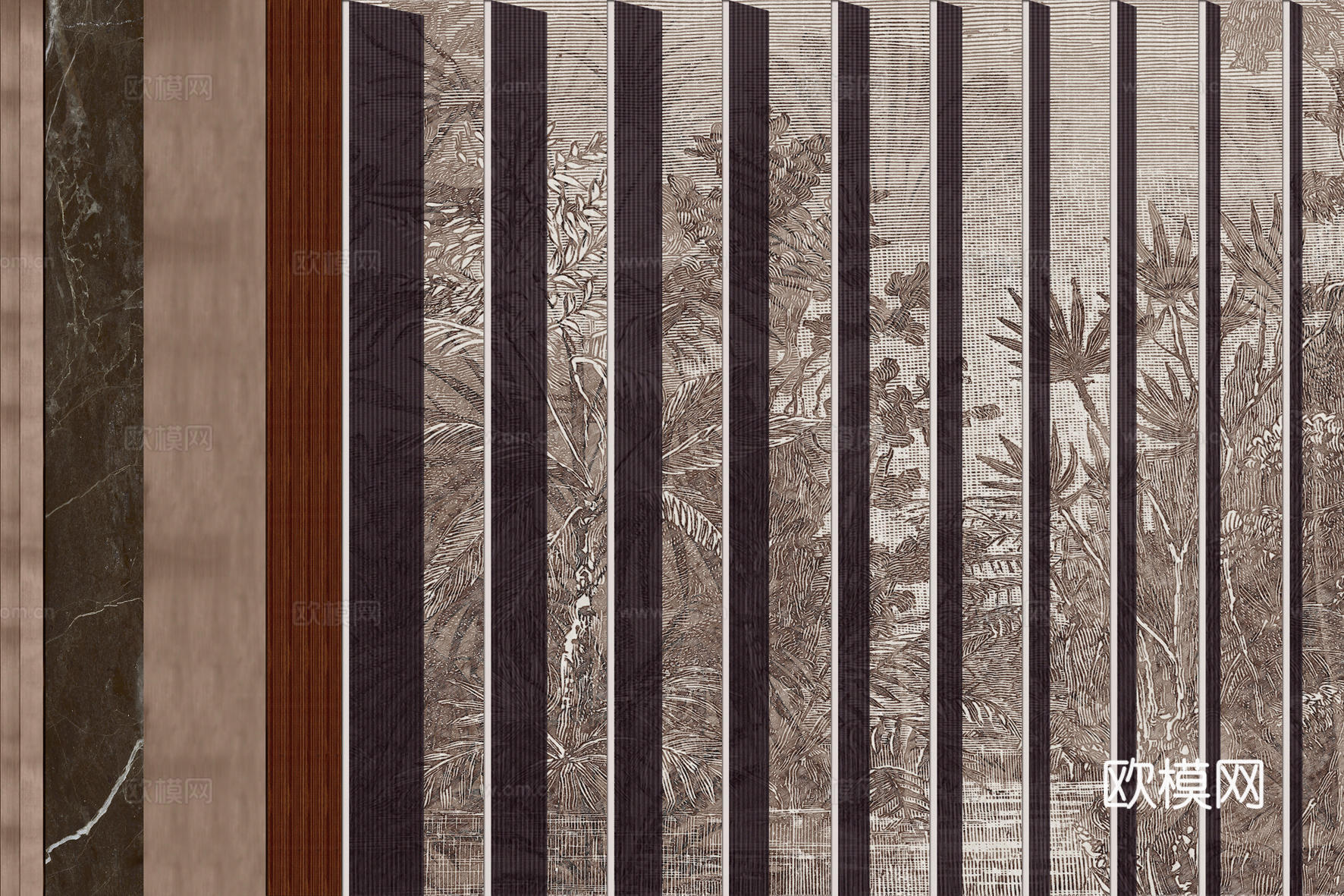 棕色竖条纹壁纸下载