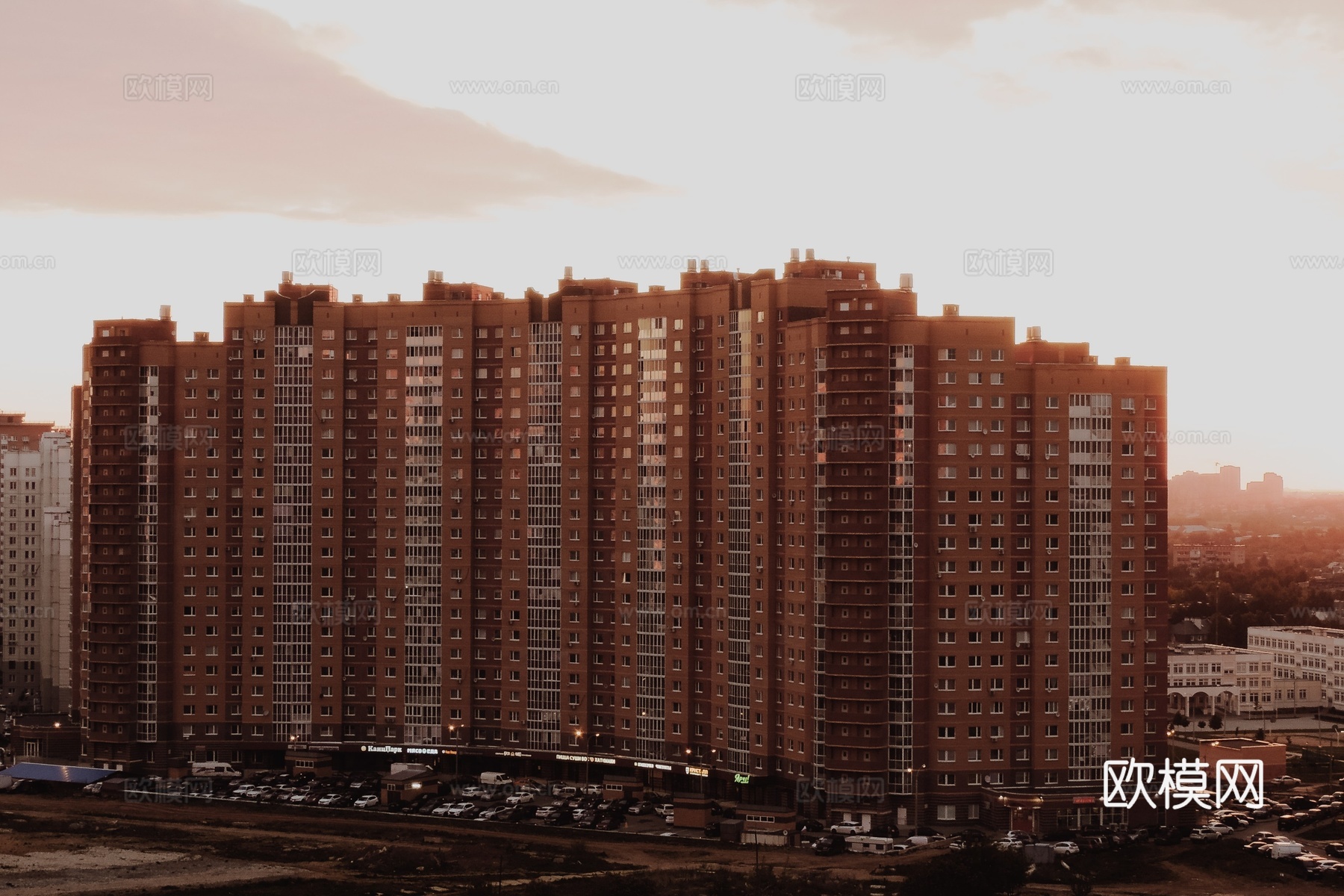 楼区建筑外景下载