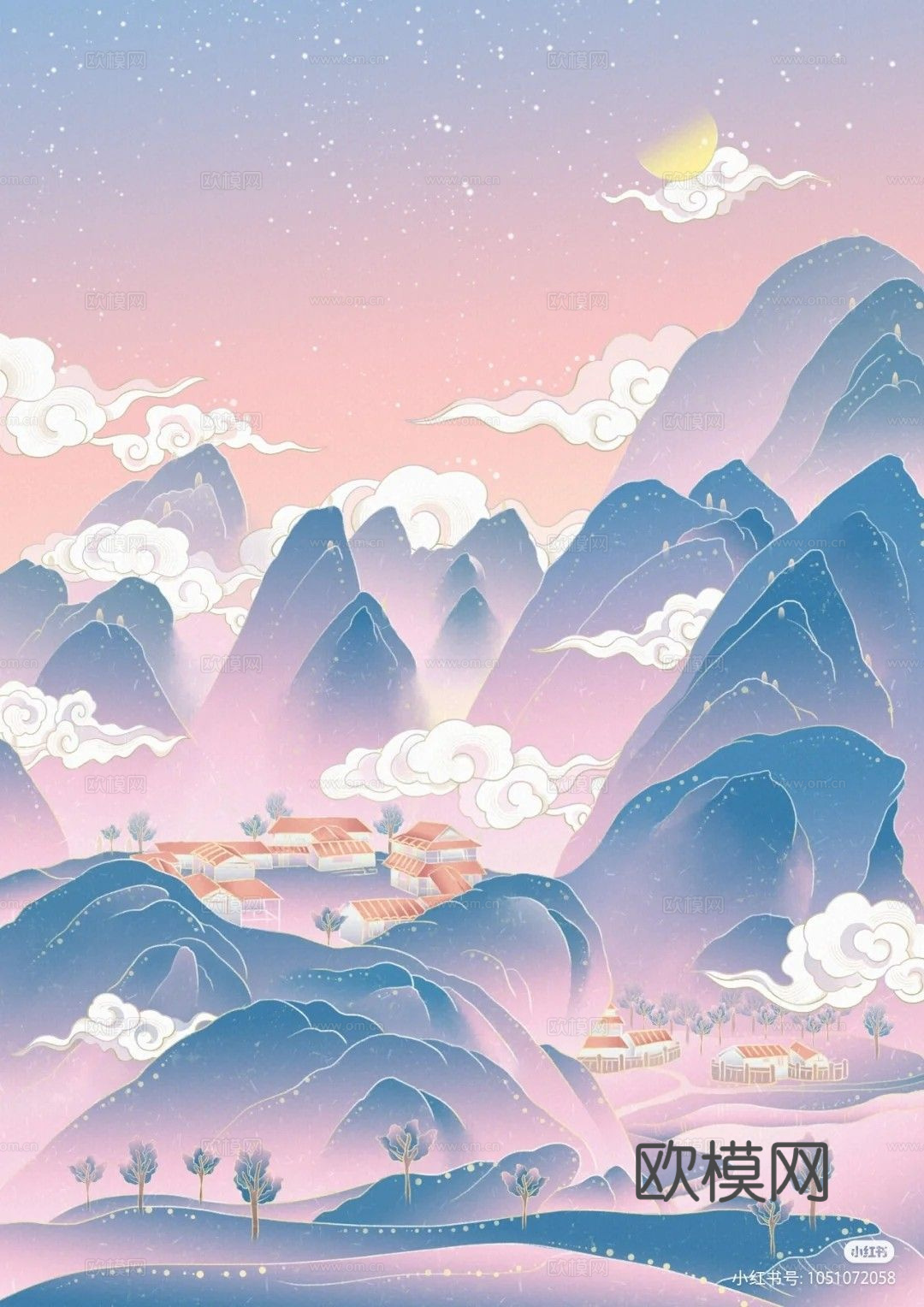 国潮山水壁纸下载