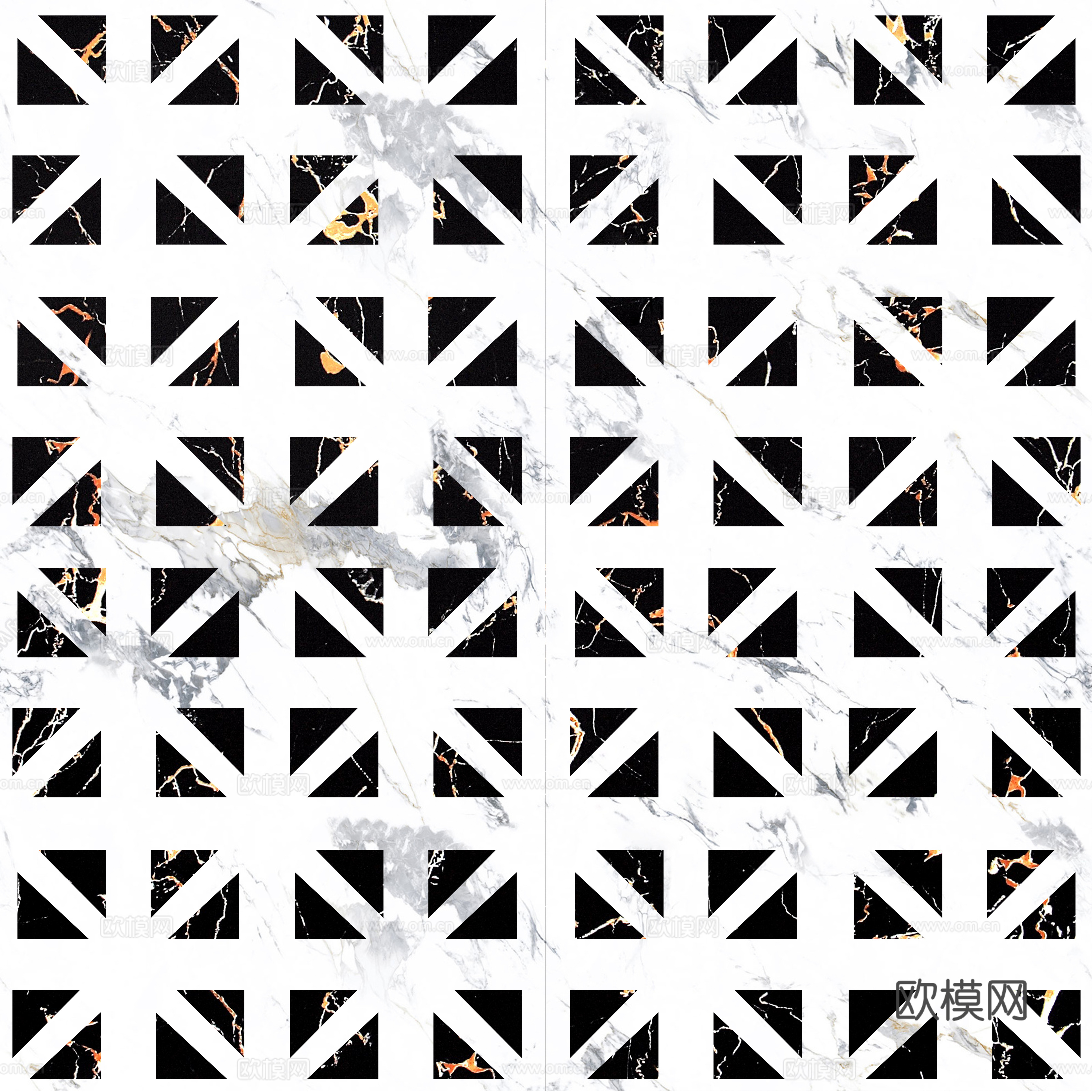 黑白大理石拼花下载