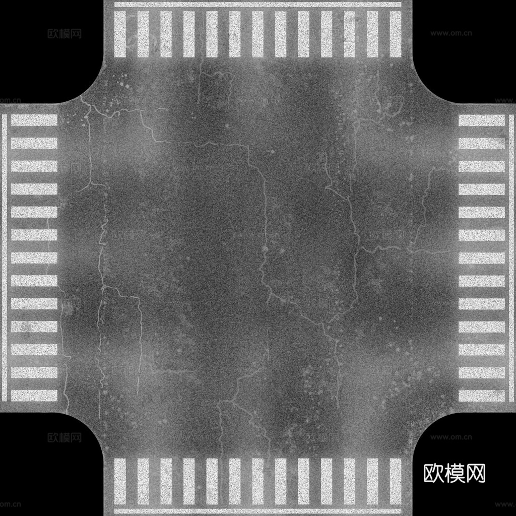 十字路口 马路 公路 红绿灯 人行道 班马路下载