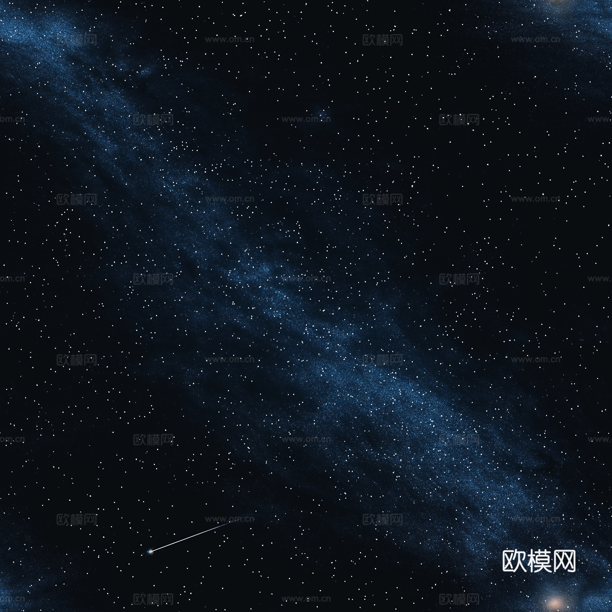 无缝夜晚天空星空贴图下载