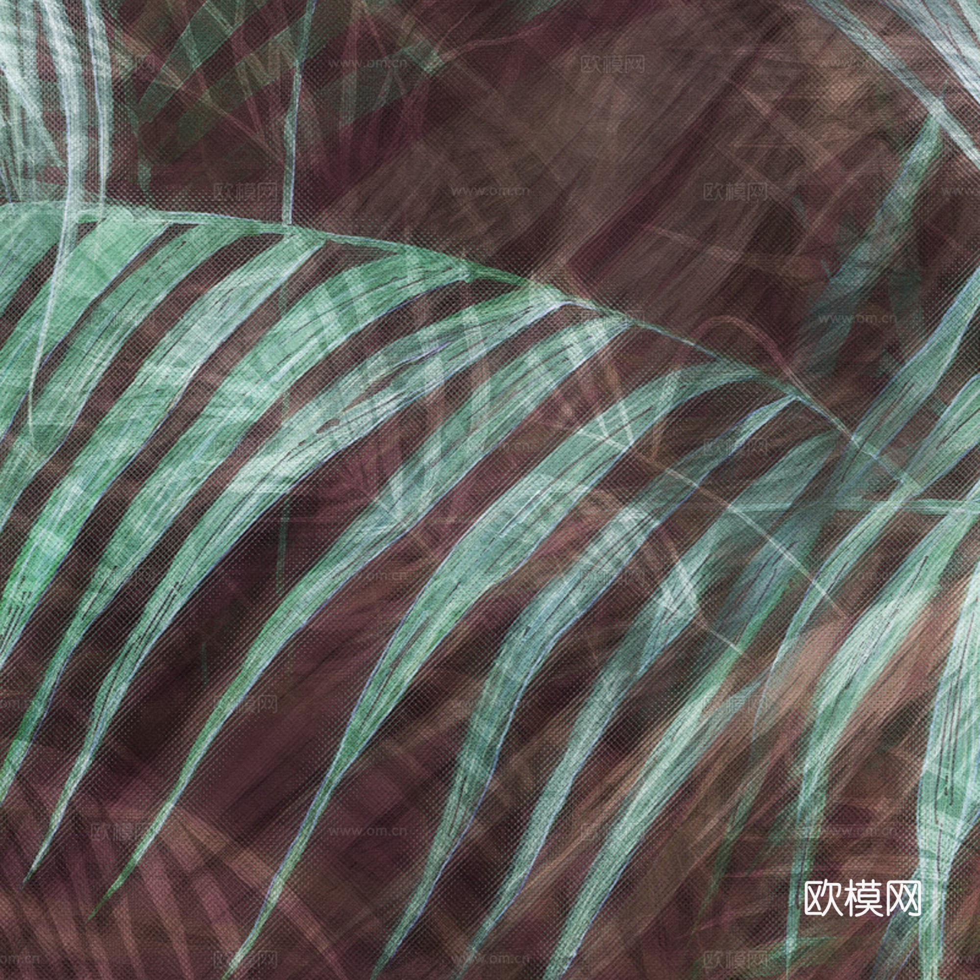 热带风情壁画下载