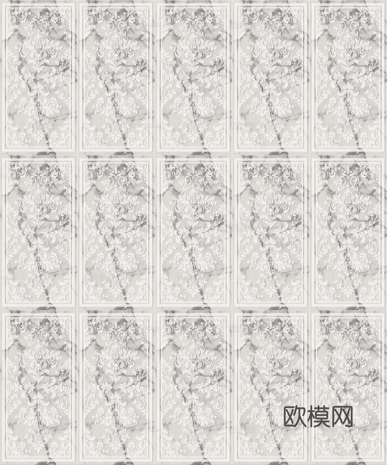 石雕砖 雕花砖下载（渲染图2）