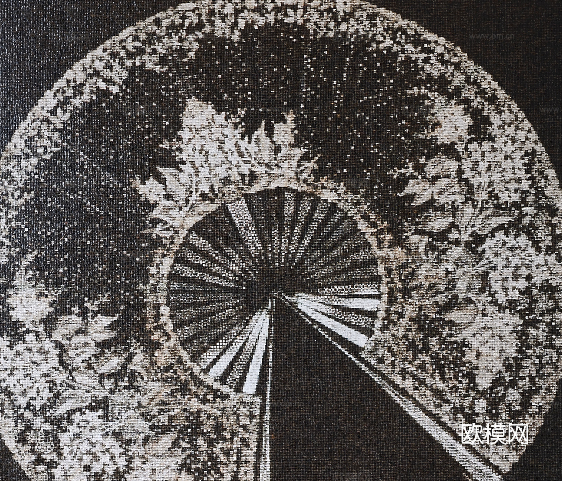 黑色几何壁纸下载