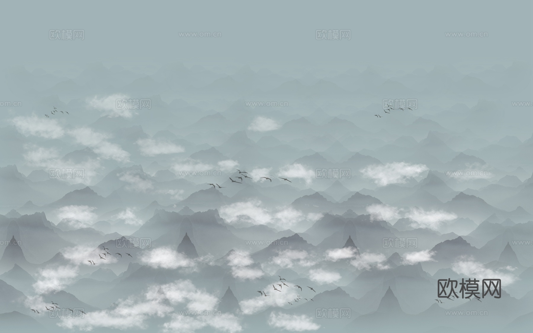 中国风意境山水画下载