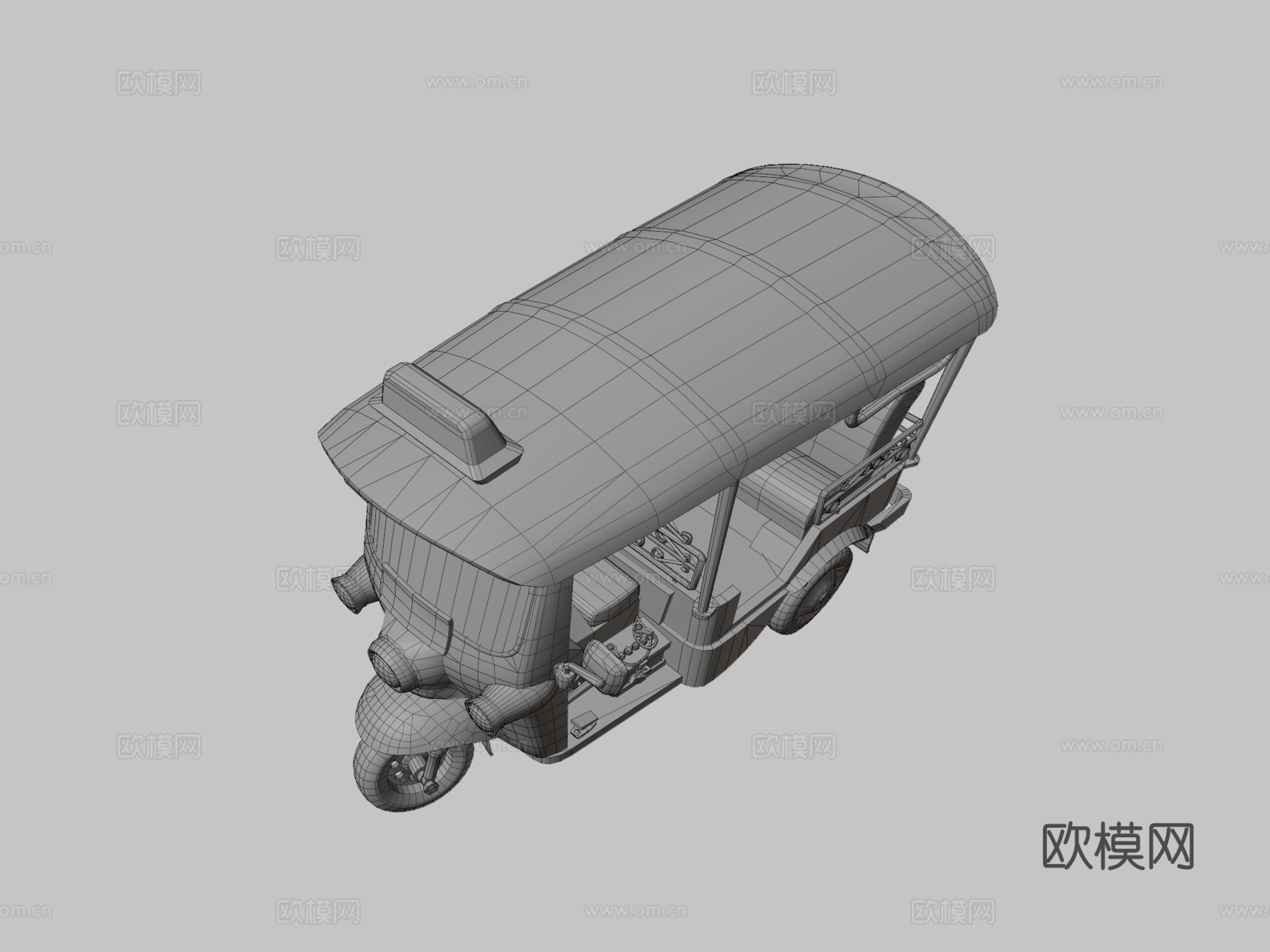 汽车 三轮车3d模型