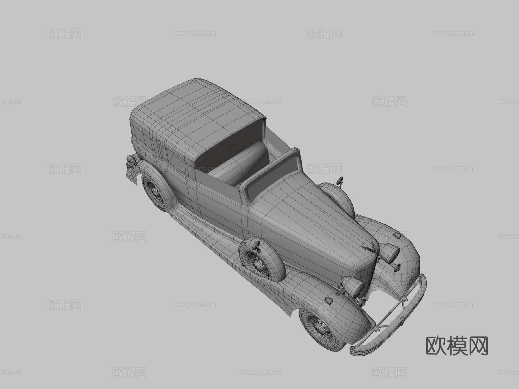 汽车 老爷车 -1933年凯迪拉克V163d模型