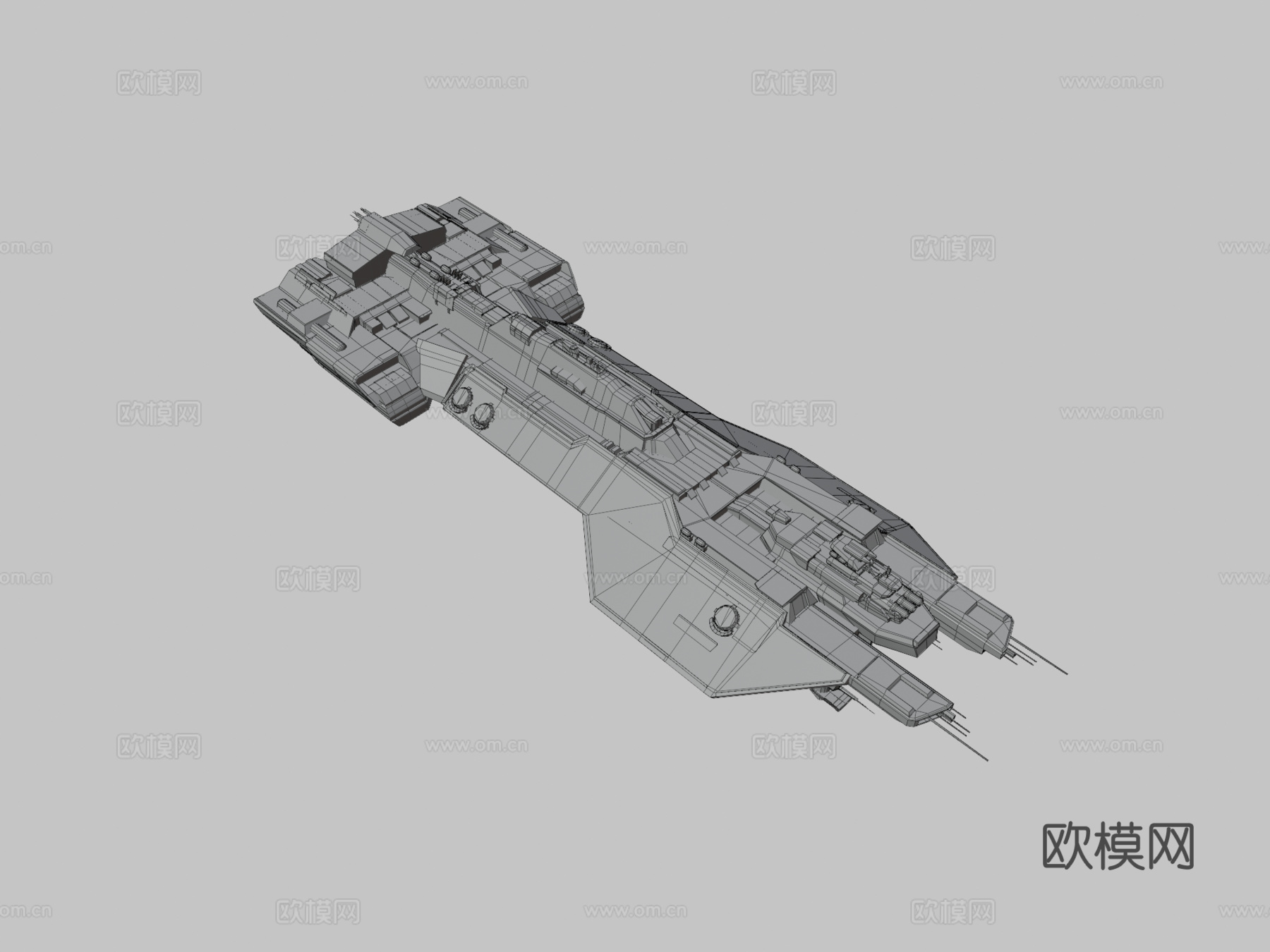 凤凰级攻击舰3d模型