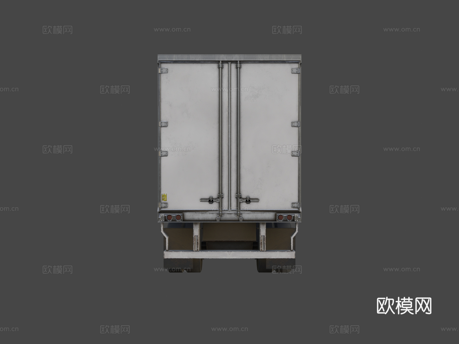 世纪80年代 半挂卡车 汽车3d模型