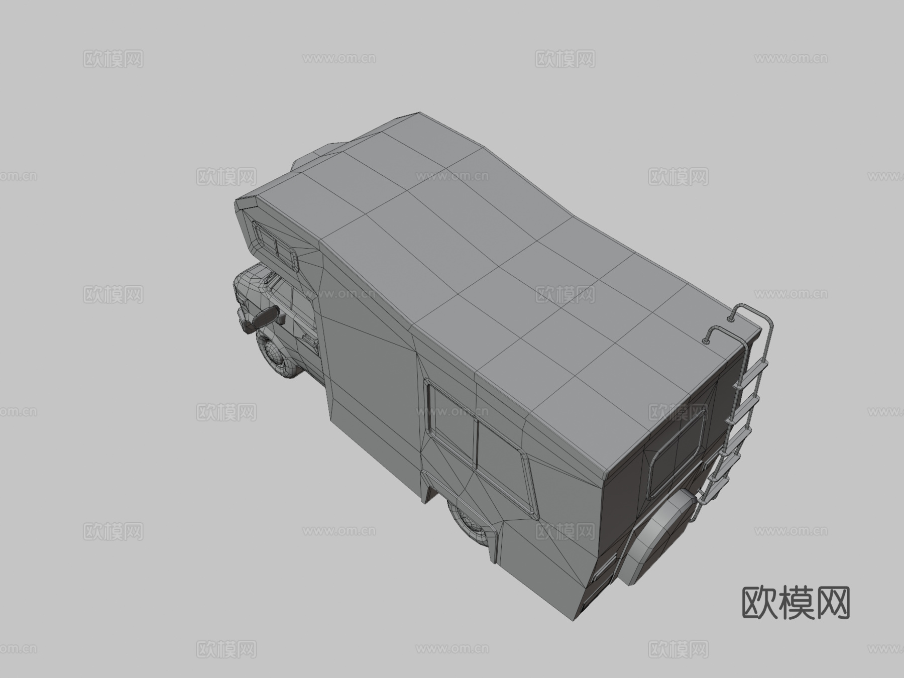 汽车 房车 露营车3d模型