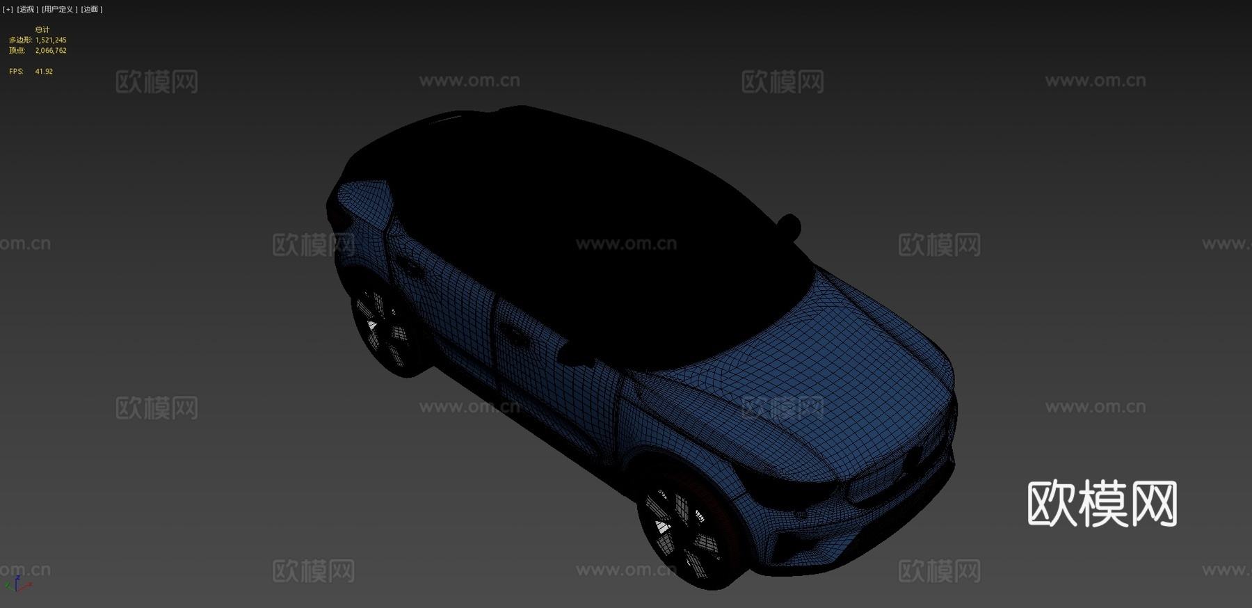 沃尔沃C40充电版 汽车3d模型