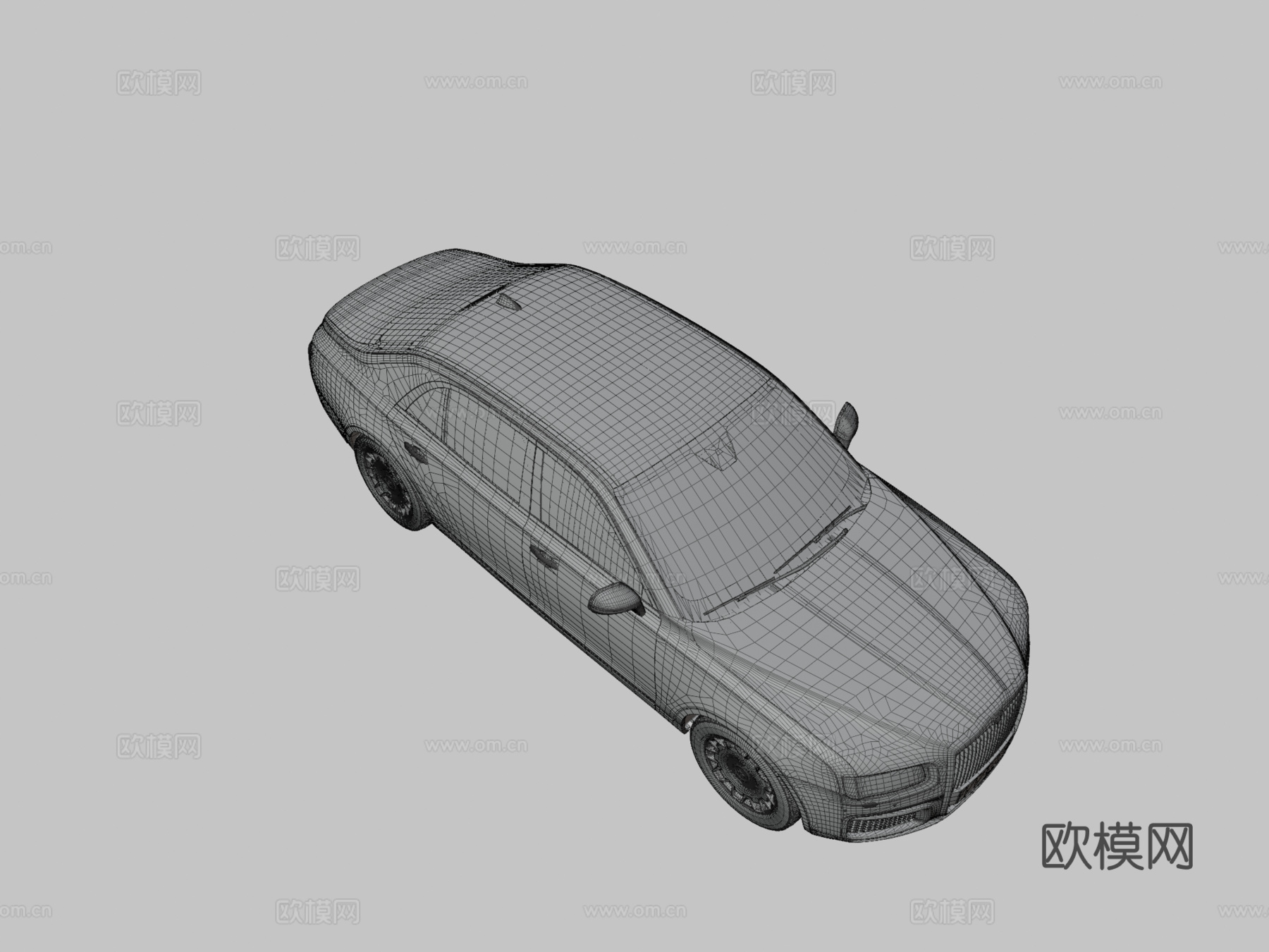 奥鲁斯 总统豪华轿车 汽车3d模型