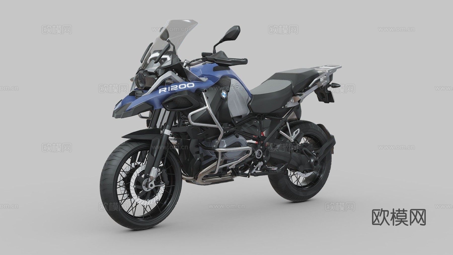 宝马 R1200GS 摩托车 机车3d模型