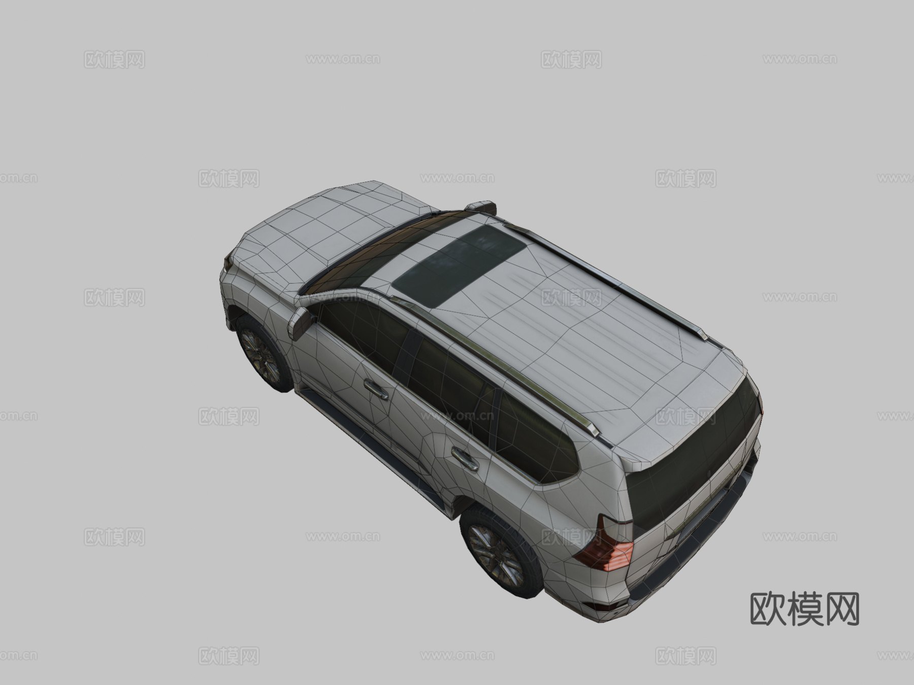 SUV 汽车3d模型