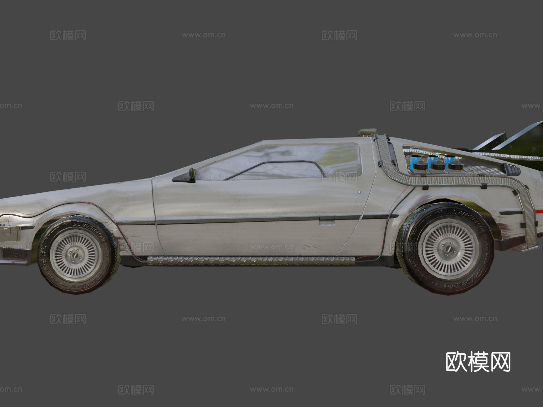 德罗宁 DMC12 汽车 轿车3d模型