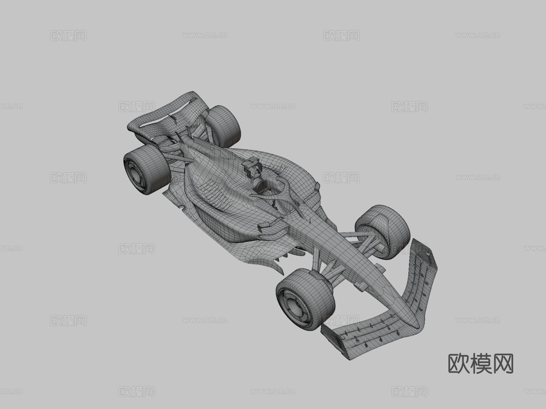 方程式赛车 汽车3d模型