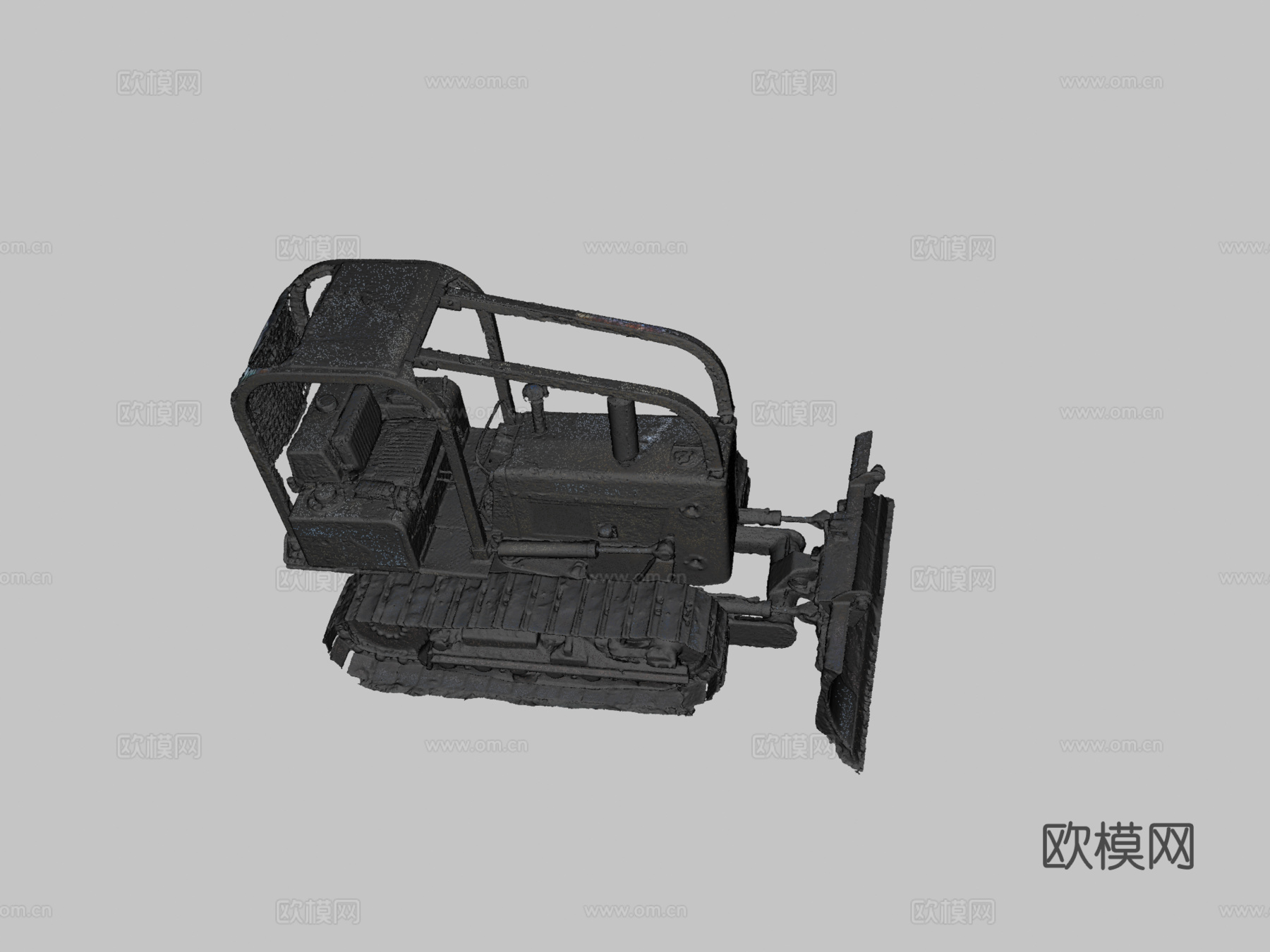 推土机 工程车 挖掘机3d模型