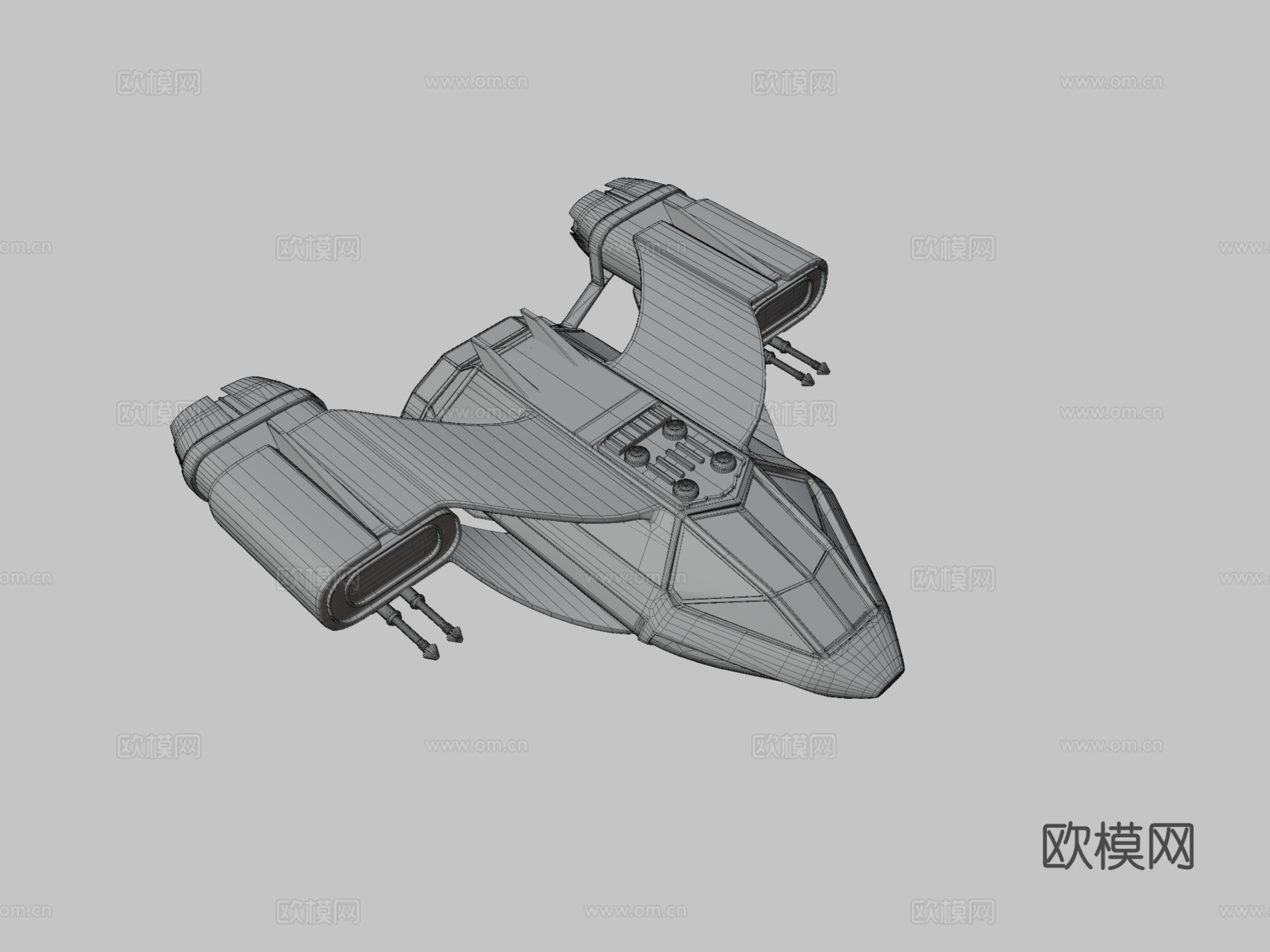 太空船 宇宙飞船3d模型