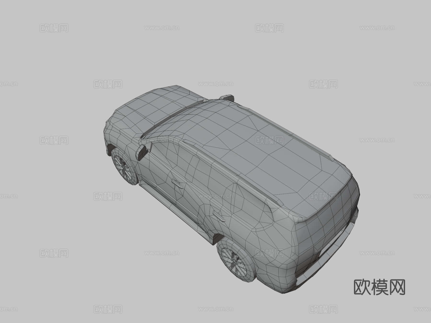 SUV 汽车3d模型