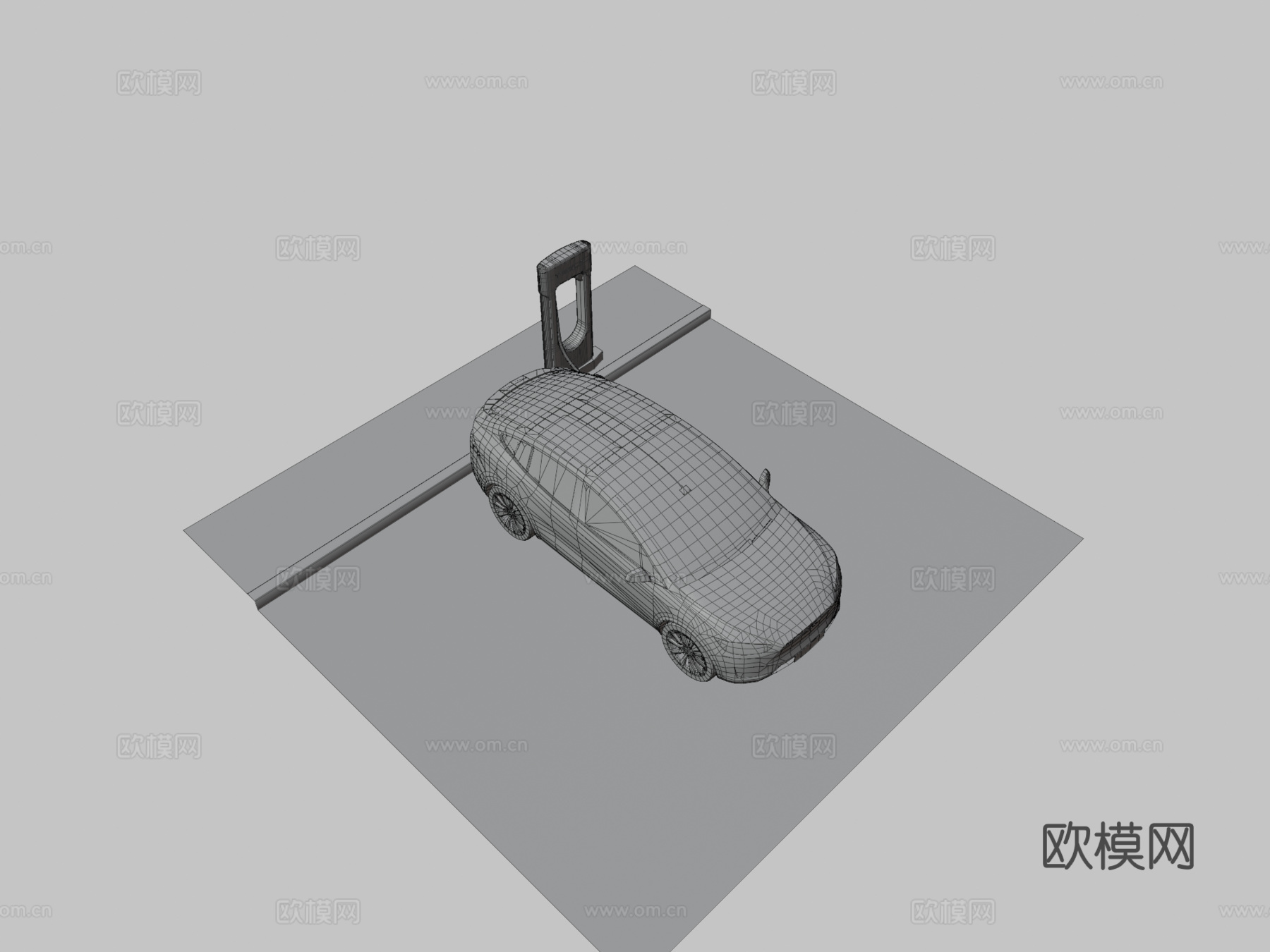 特斯拉汽车3d模型