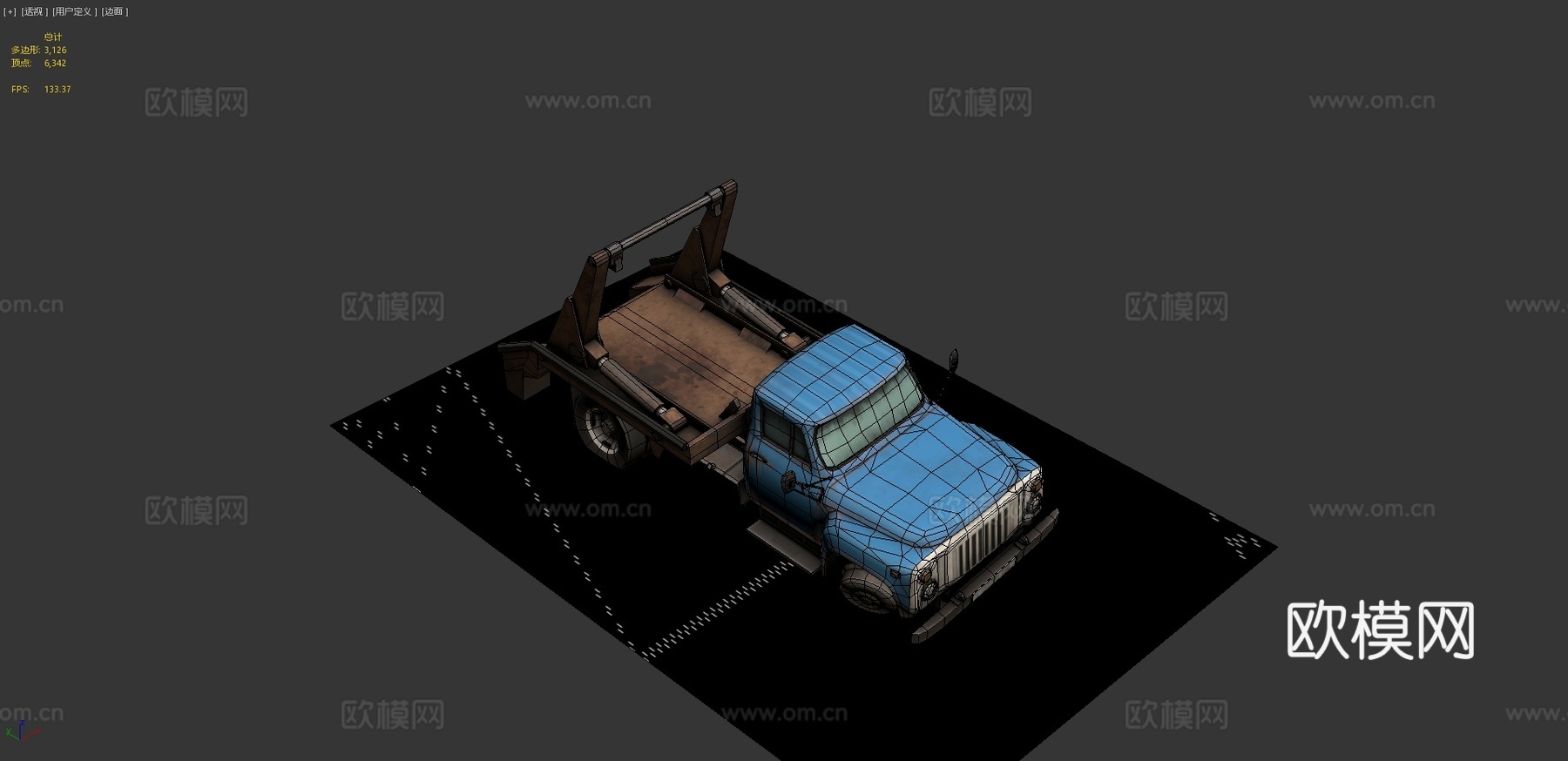 汽车 皮卡车3d模型