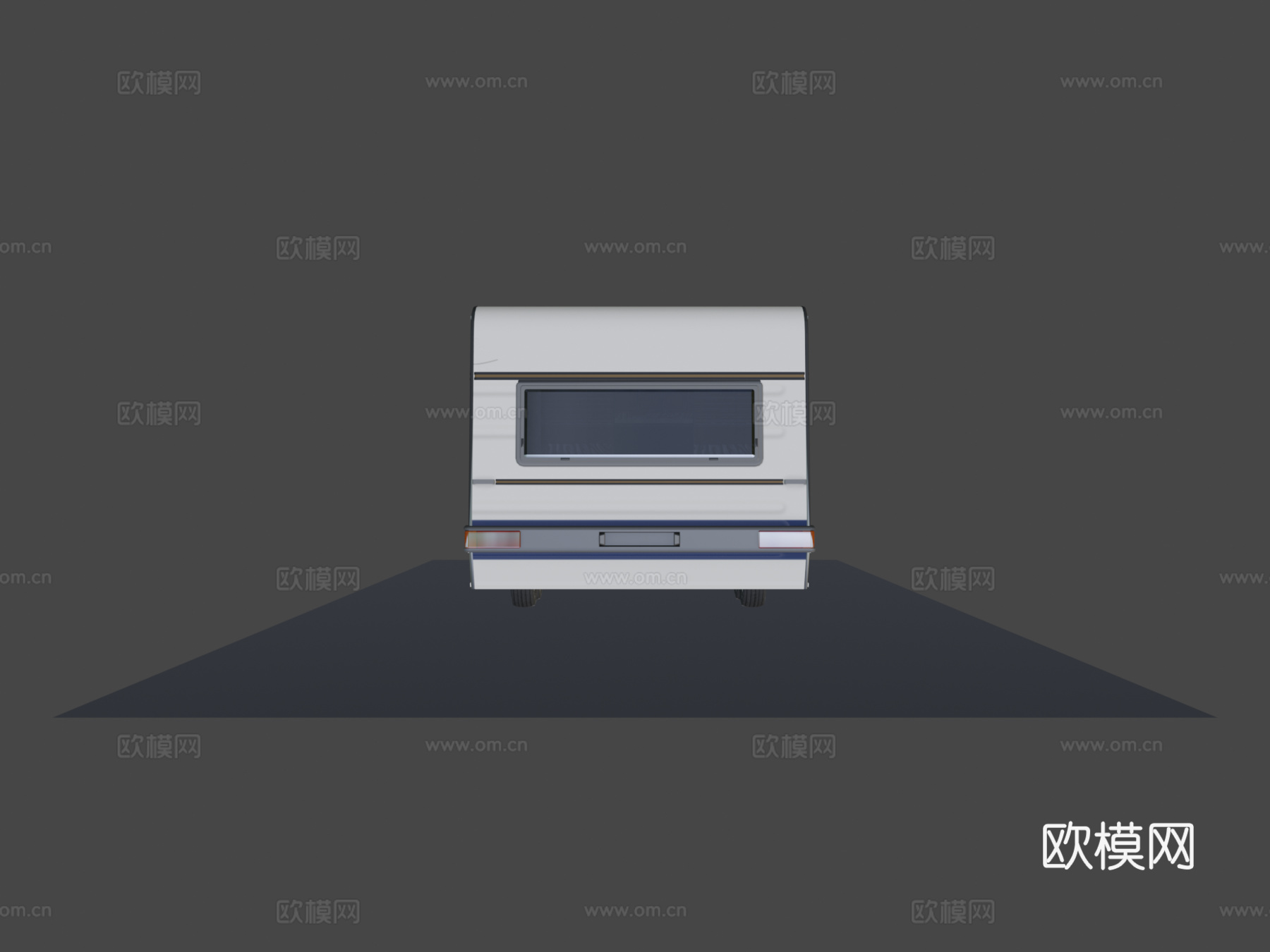 汽车 房车 露营拖车3d模型