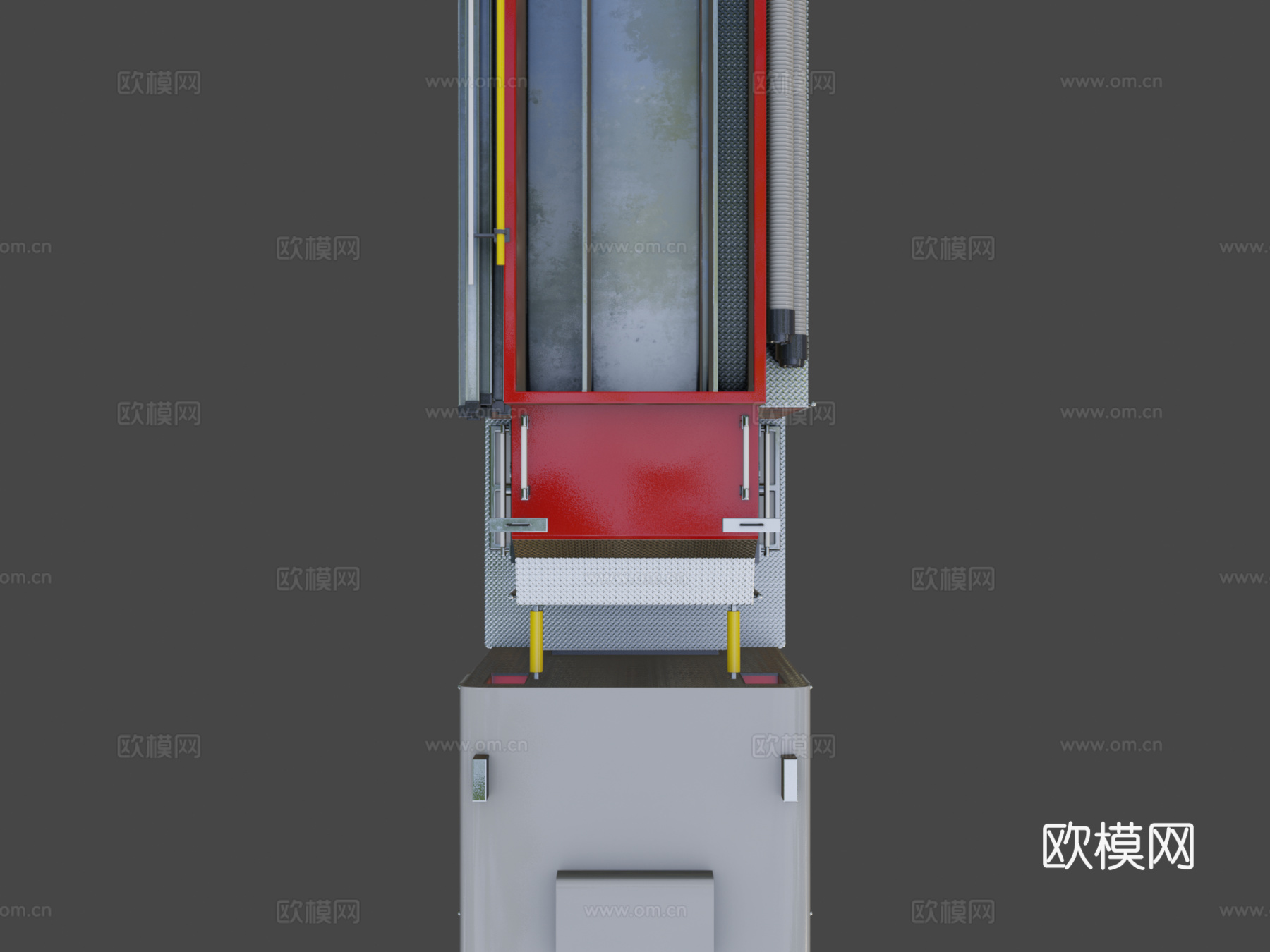 火警车 急救车 消防车3d模型