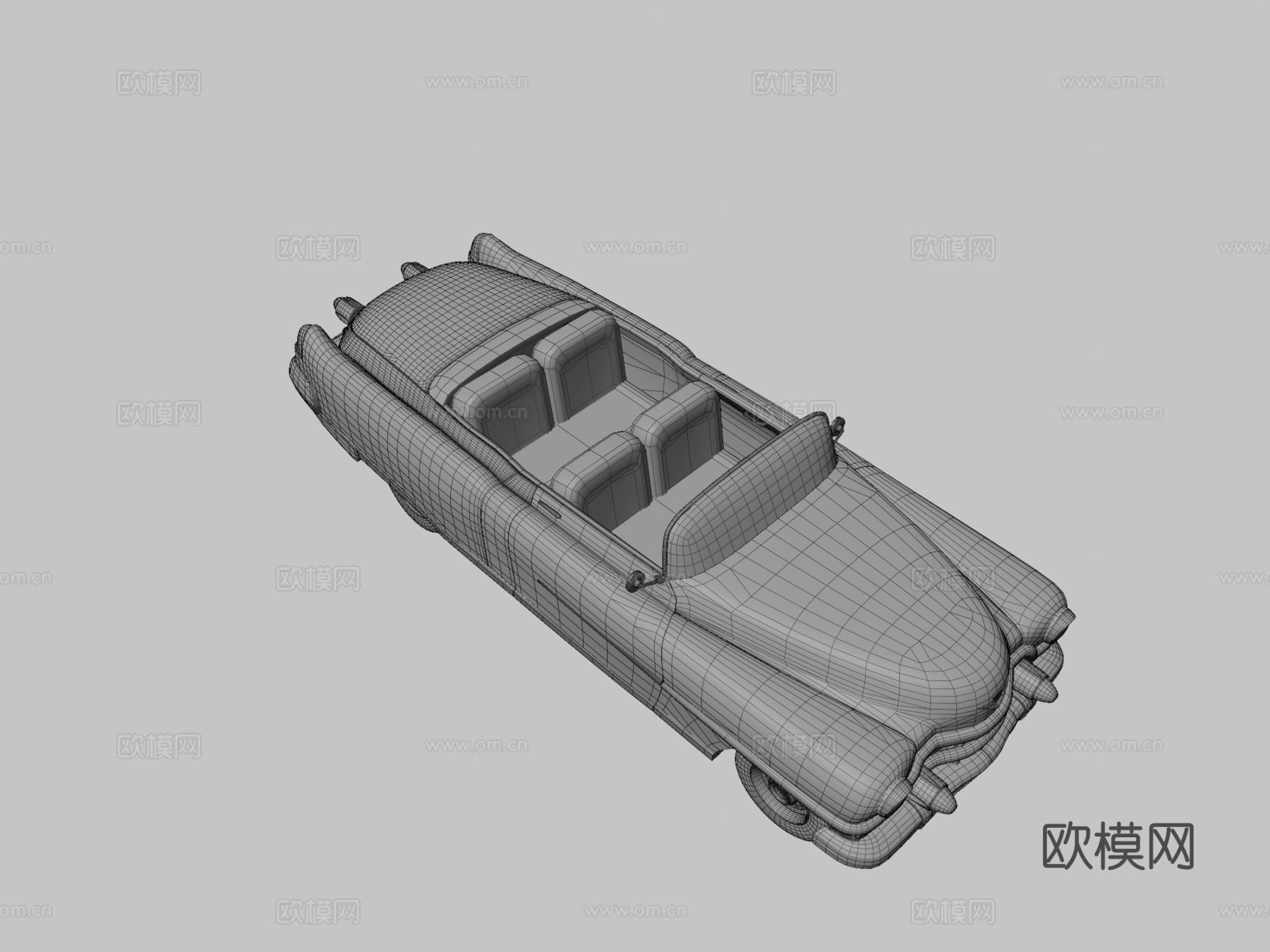 凯迪拉克轿车3d模型