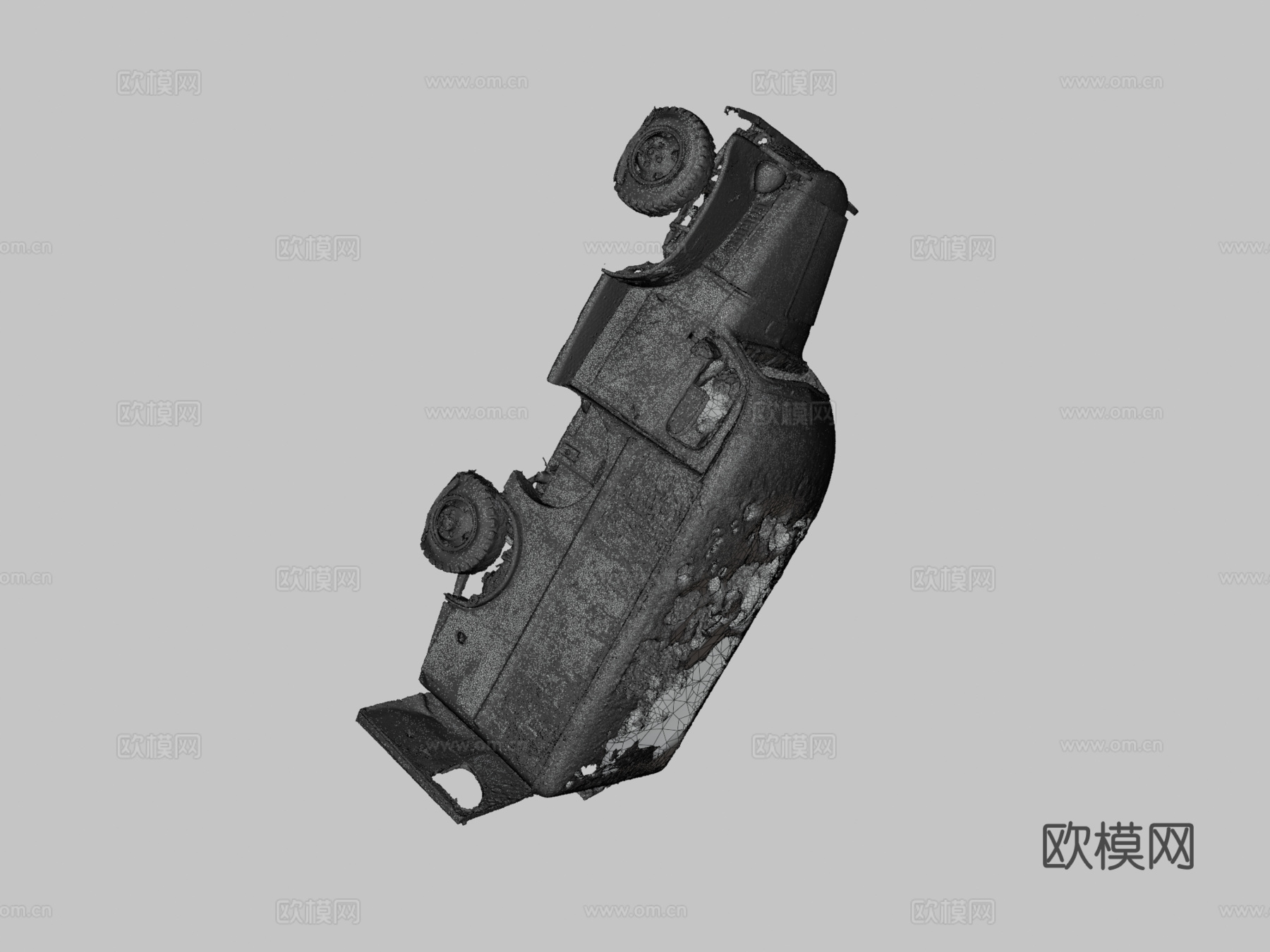 二战美国救护车3d模型