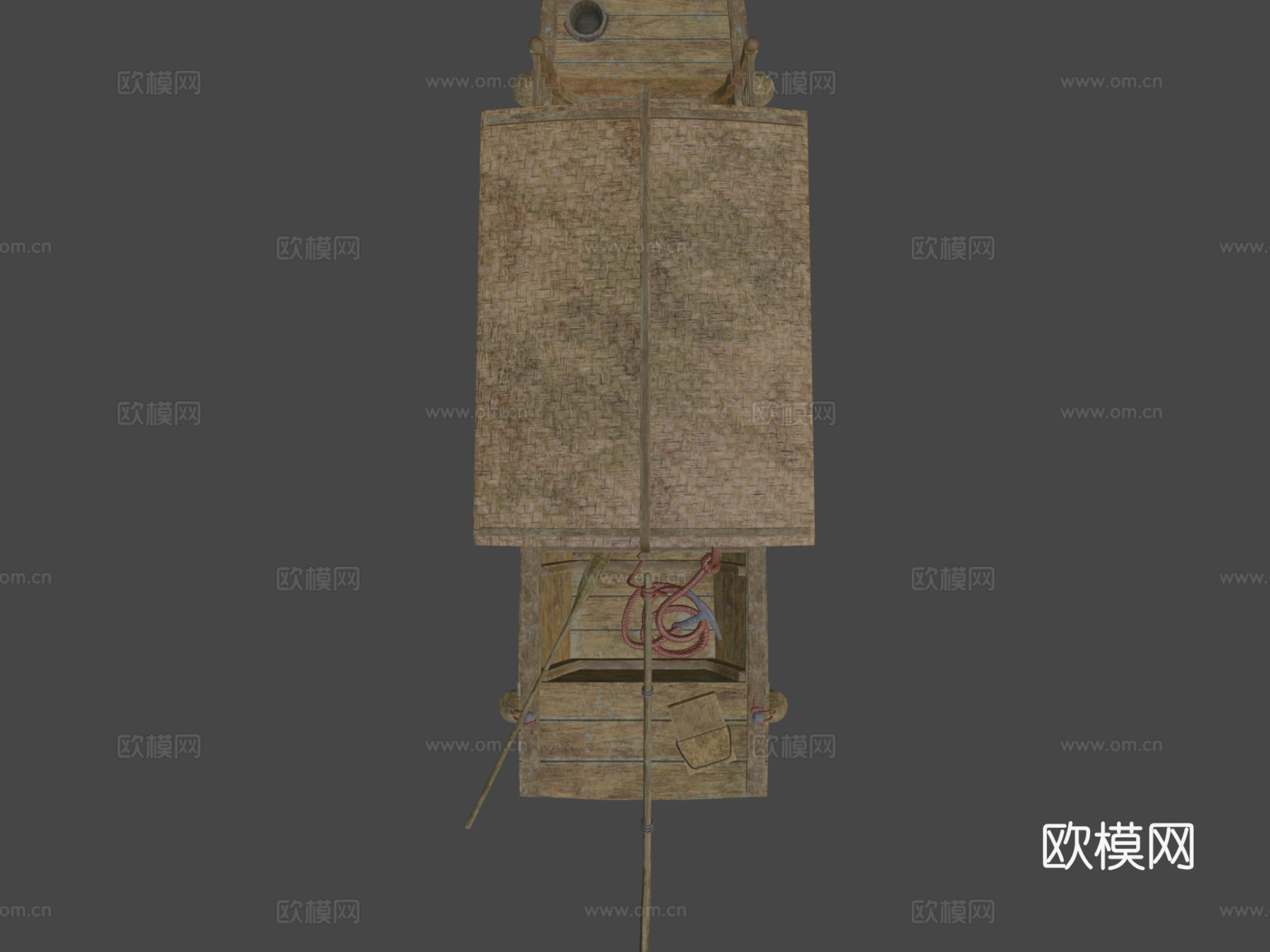 木船 渔船 船只3d模型下载（渲染图8）