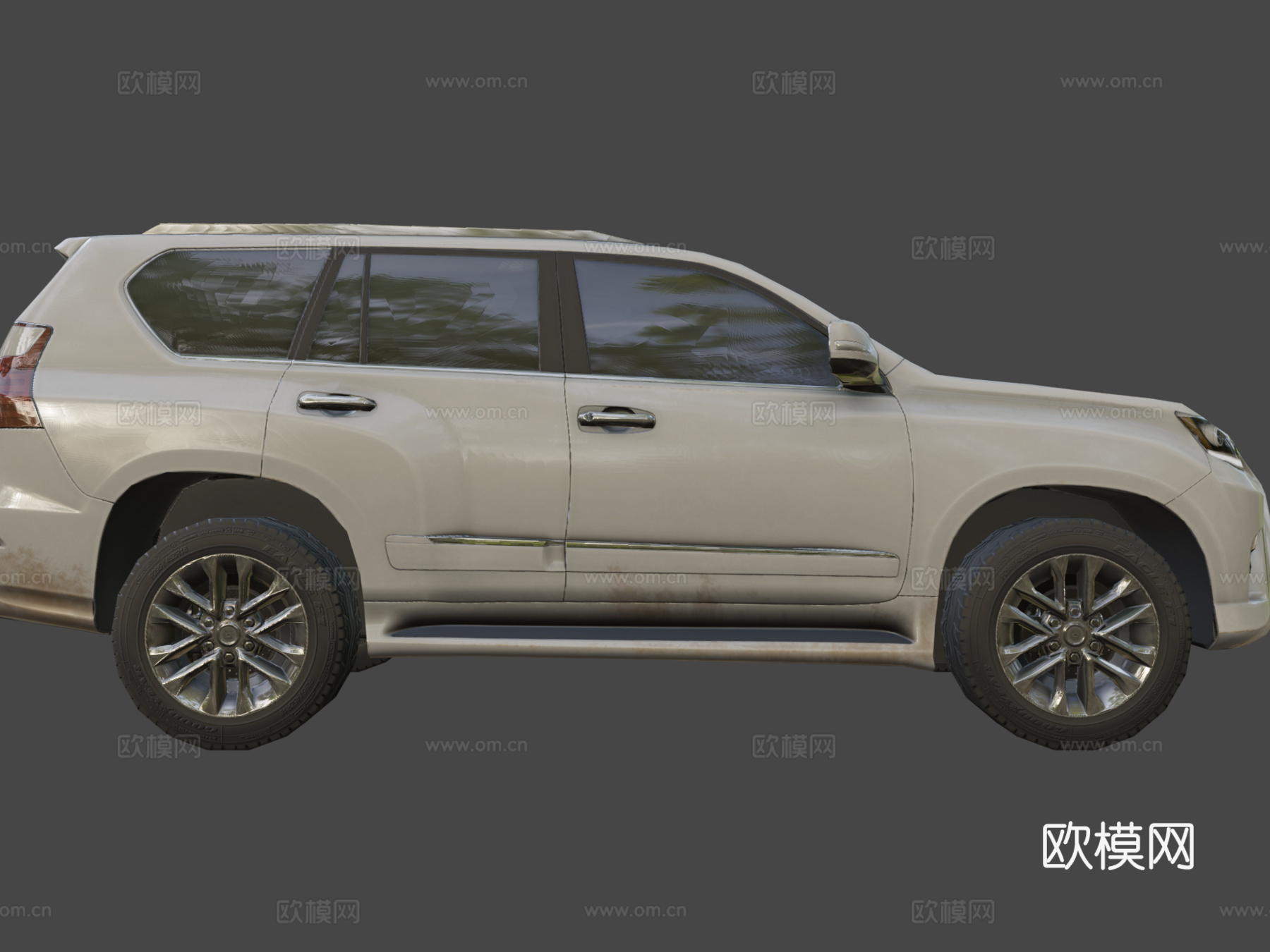 SUV 汽车3d模型