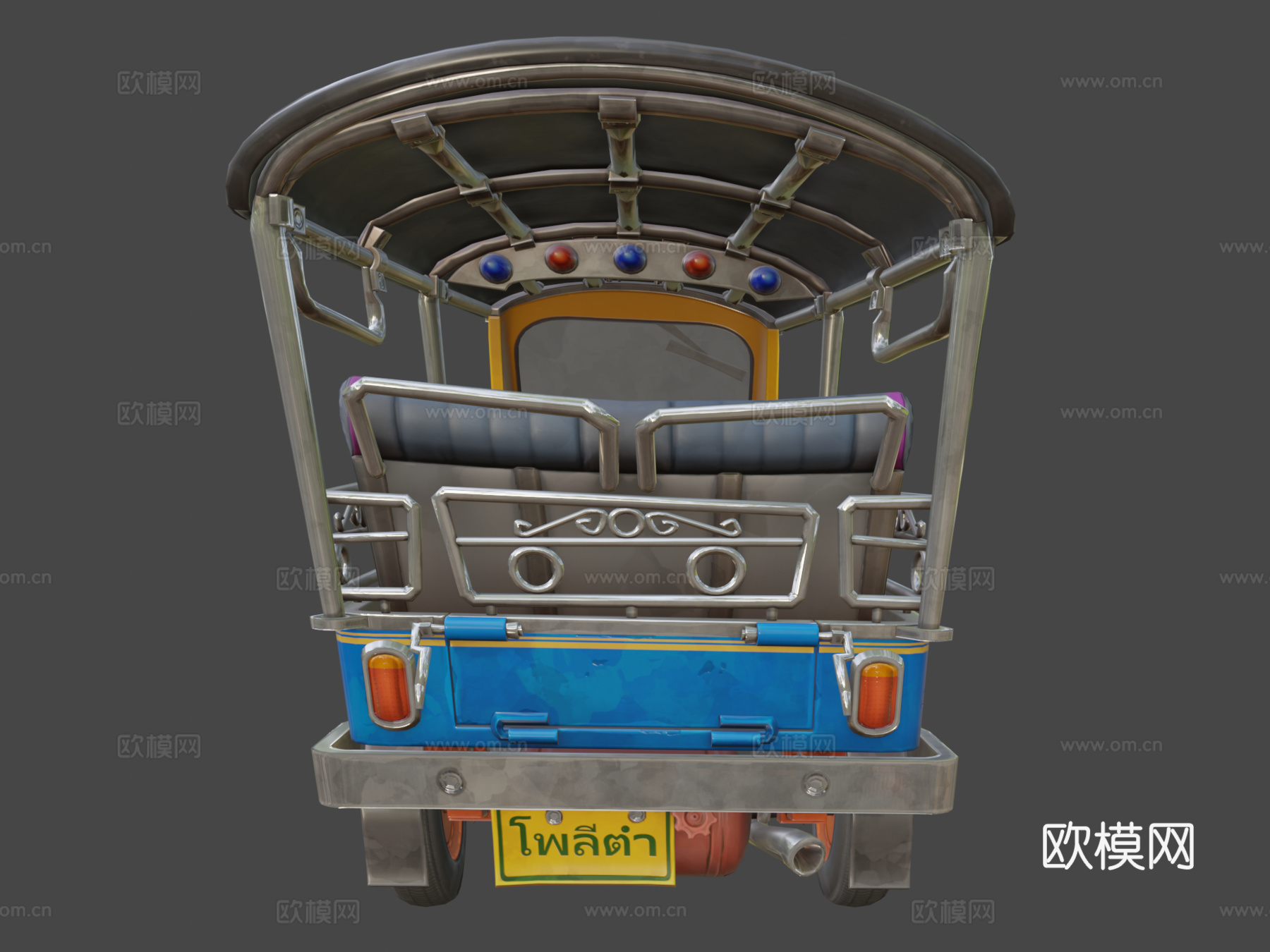 汽车 三轮车3d模型