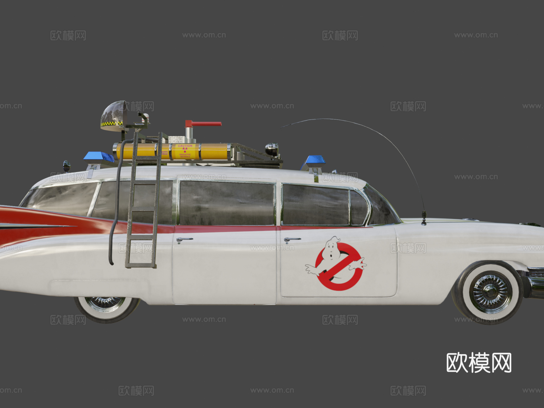 捉鬼敢死队 ECTO1 汽车3d模型