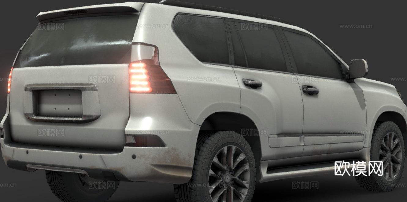 SUV 汽车3d模型