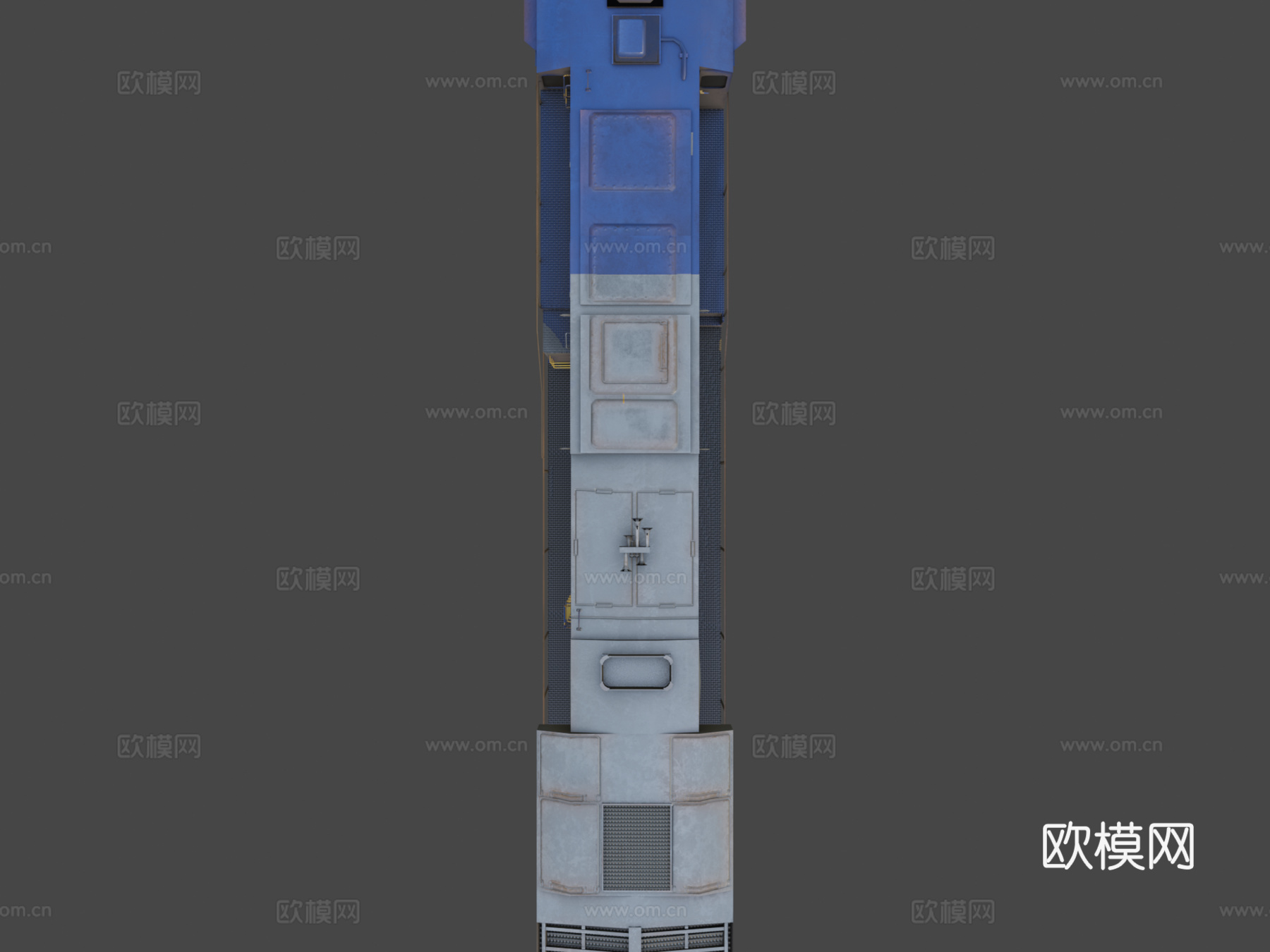 柴油机车3d模型